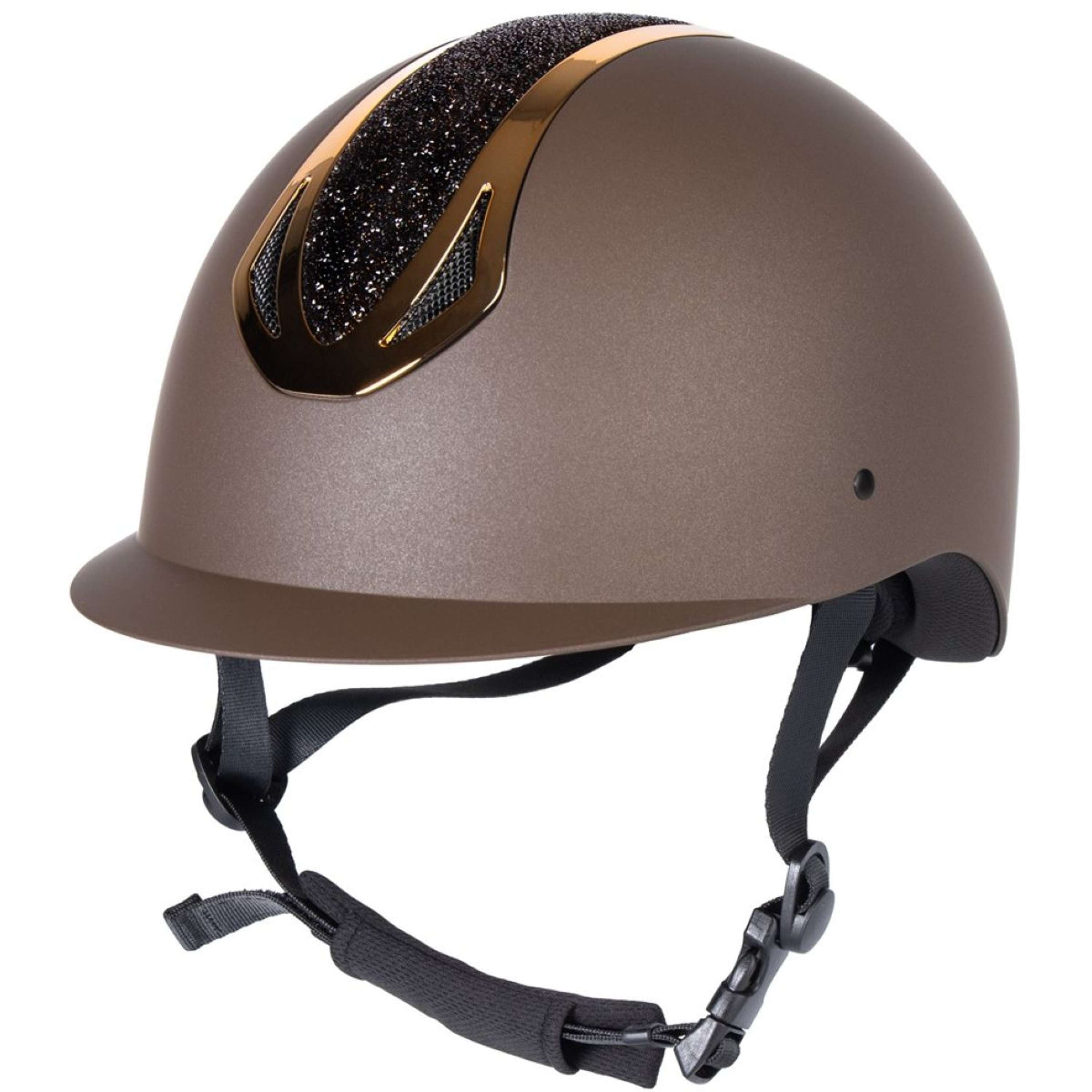 Harry's Horse Kask Jeździecki Pro F2 Brązowy/Złoty