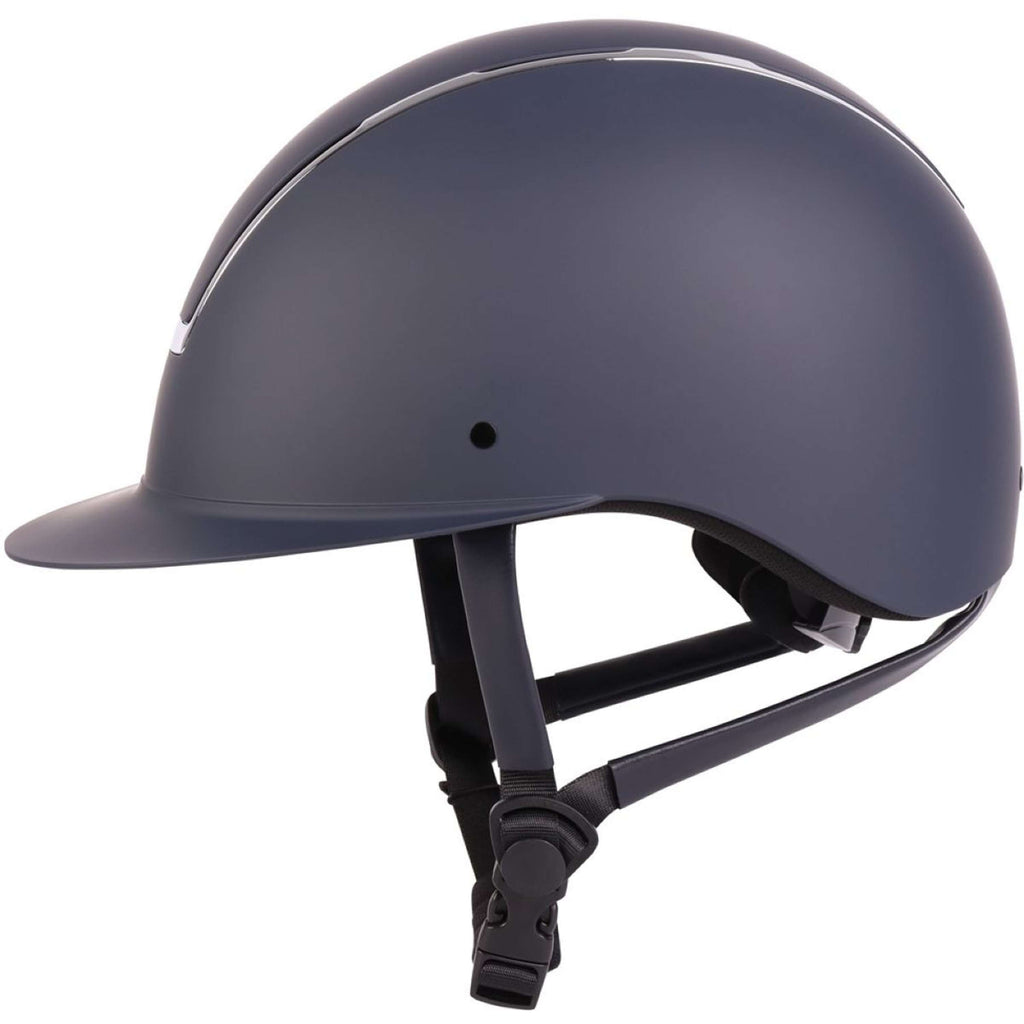 Kask jeździecki Harry's Horse Royal Matt granatowy/srebrny