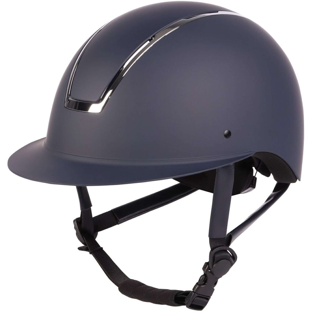 Kask jeździecki Harry's Horse Royal Matt granatowy/srebrny