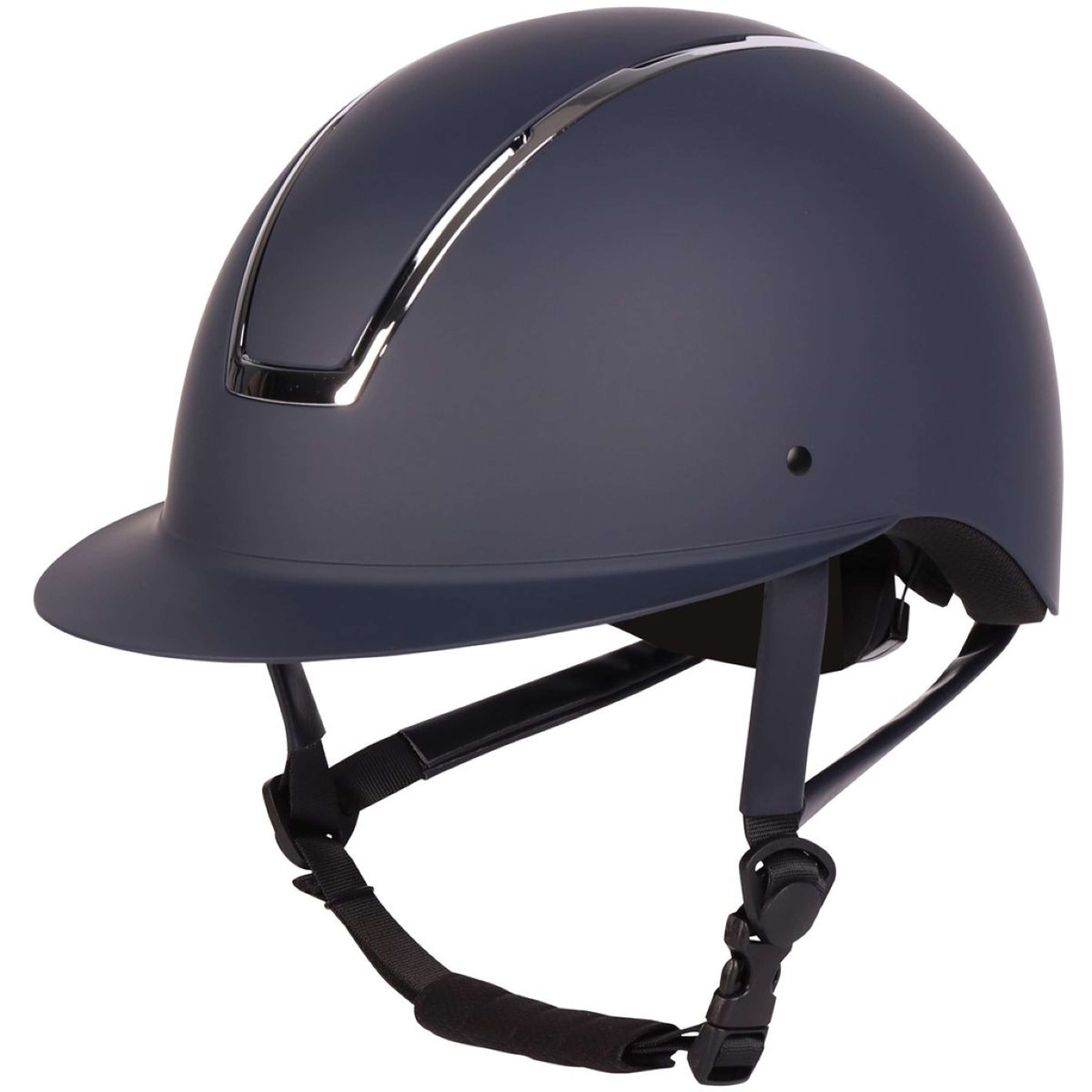 Kask jeździecki Harry's Horse Royal Matt granatowy/srebrny