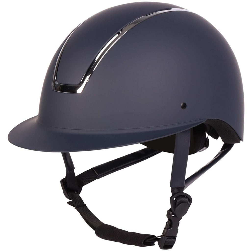 Kask jeździecki Harry's Horse Royal Matt granatowy/srebrny