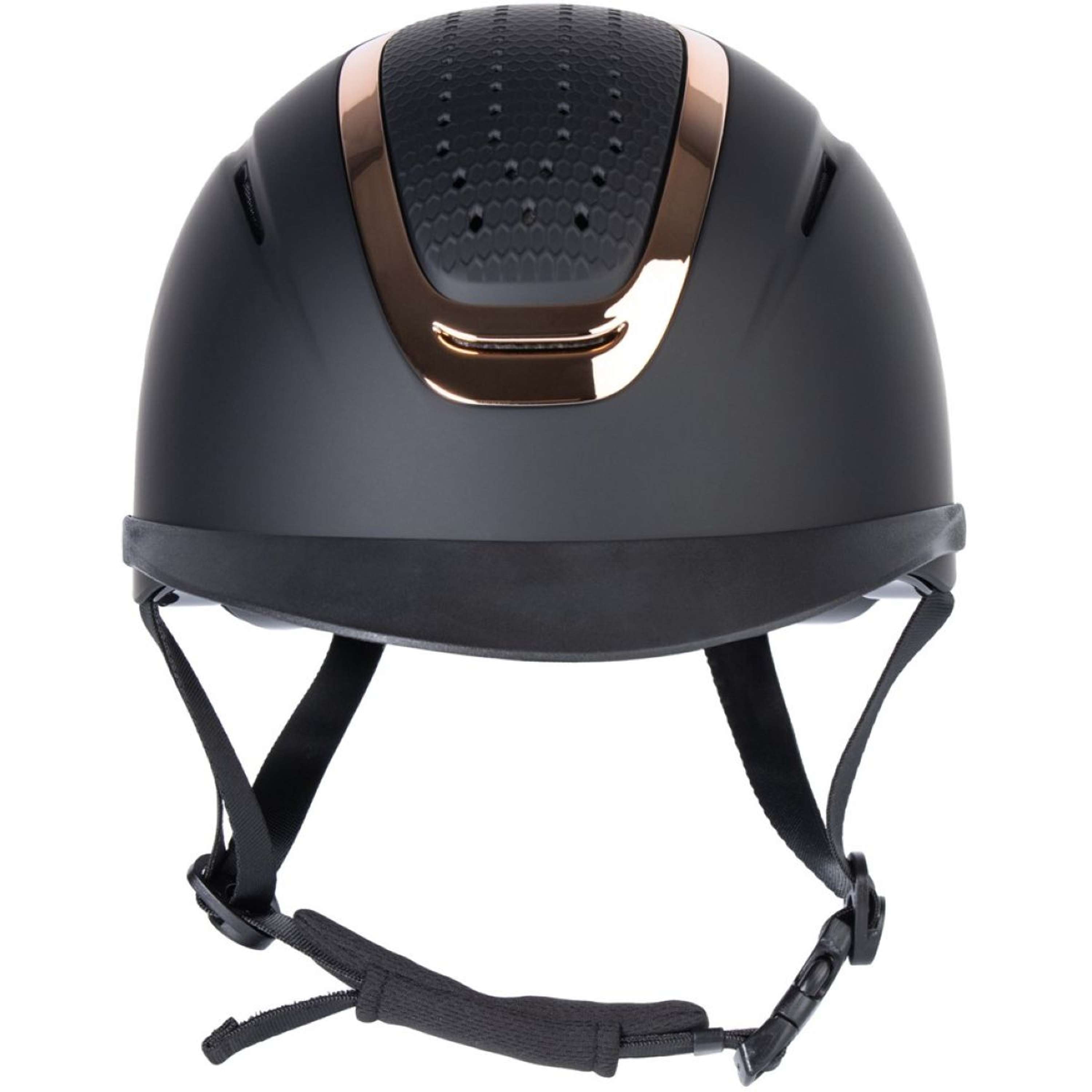 Harry's Horse Kask Jeździecki Mont Denali II Czarny/Różowozłoty