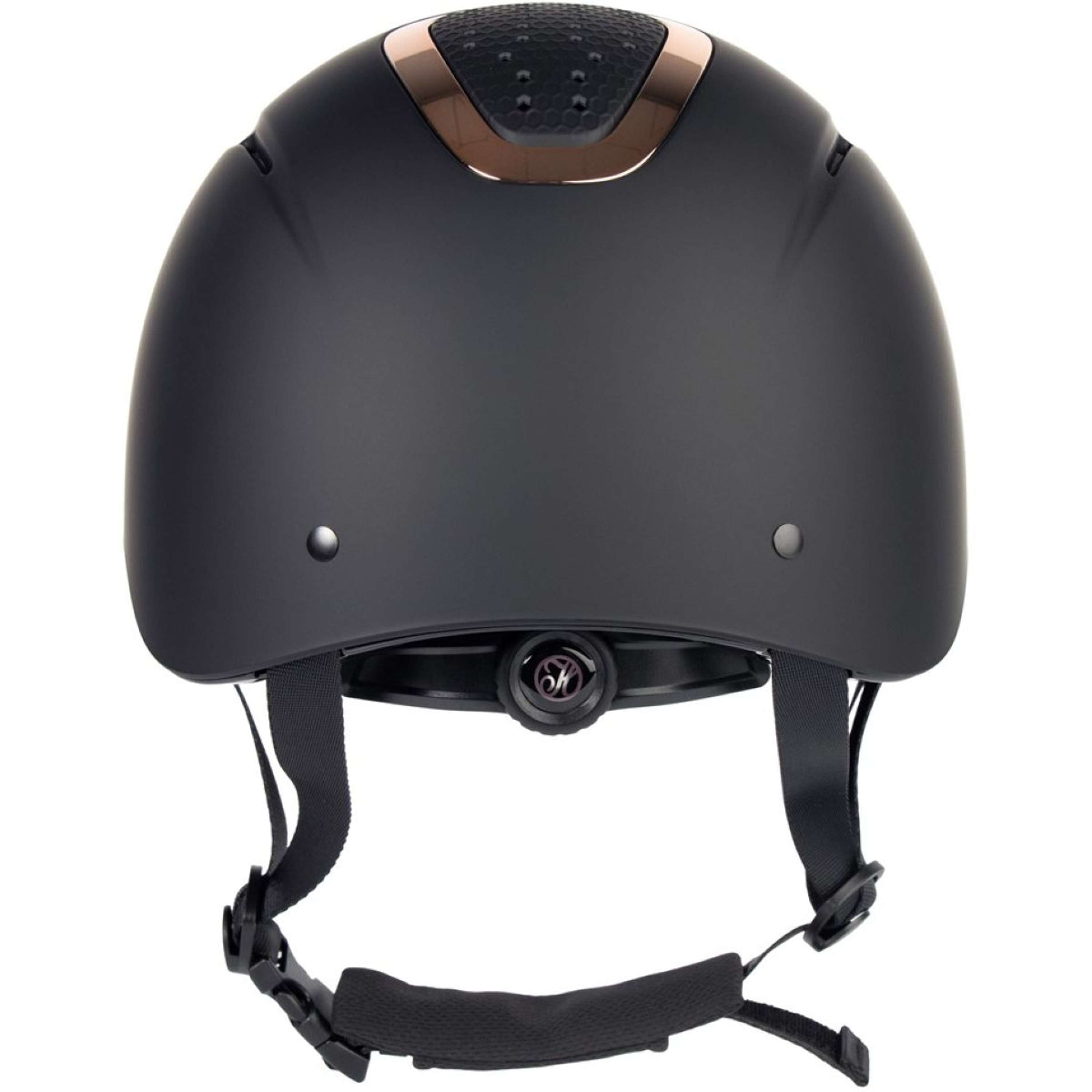 Harry's Horse Kask Jeździecki Mont Denali II Czarny/Różowozłoty