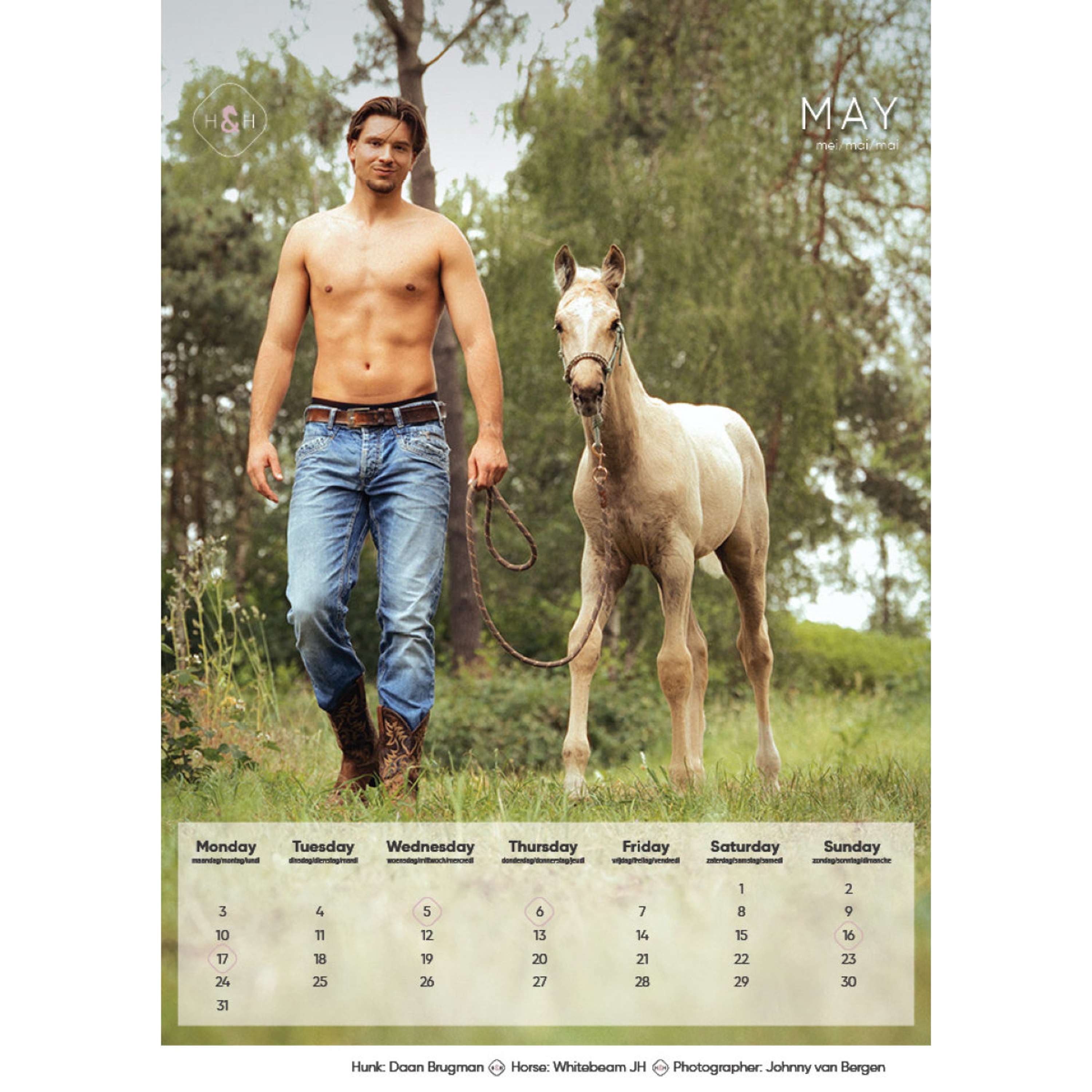Horse and Hunk Kalendarz 2027