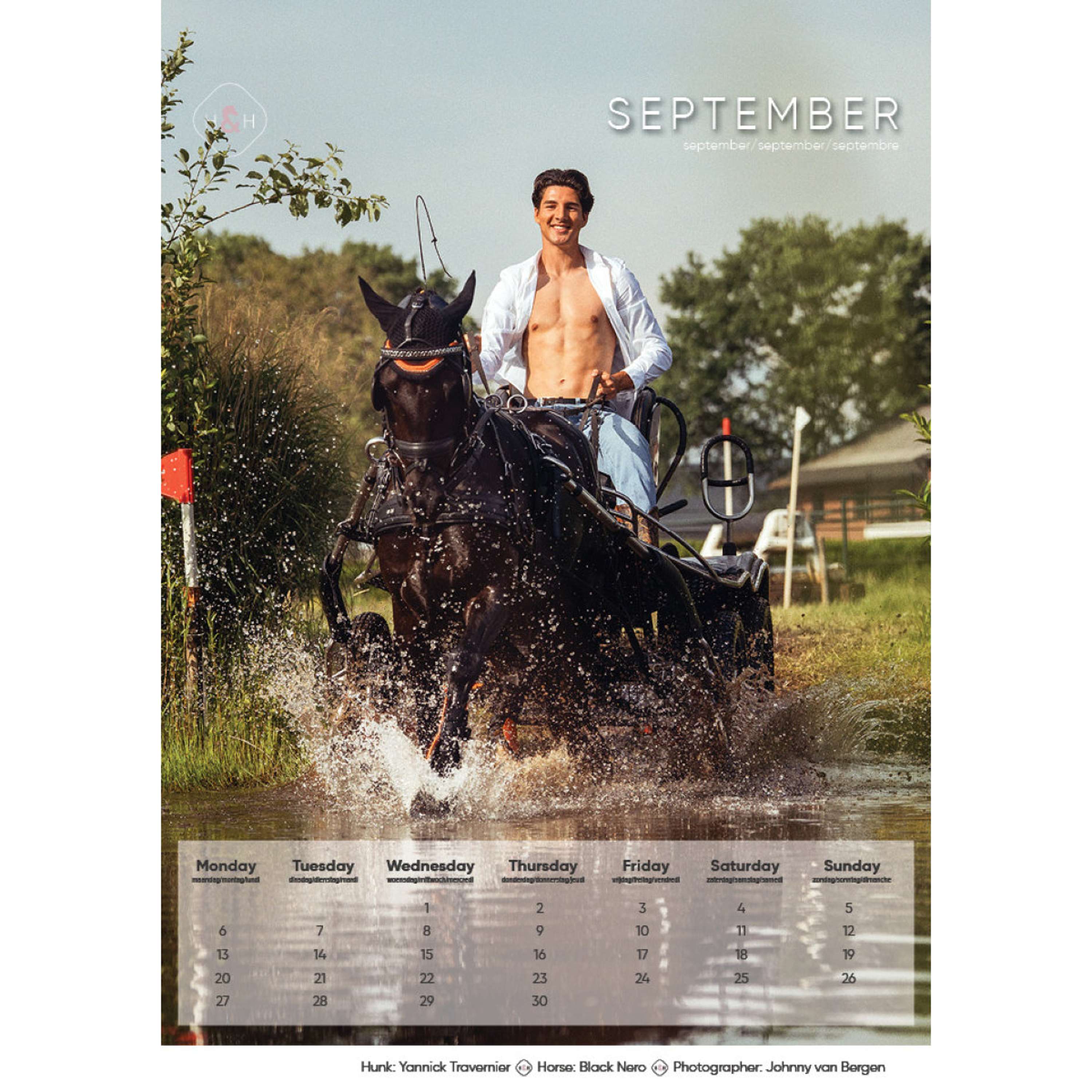 Horse and Hunk Kalendarz 2027