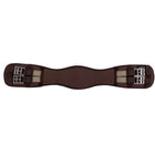 HKM Popręg ujeżdżeniowy Memory Foam z gumą brązowy