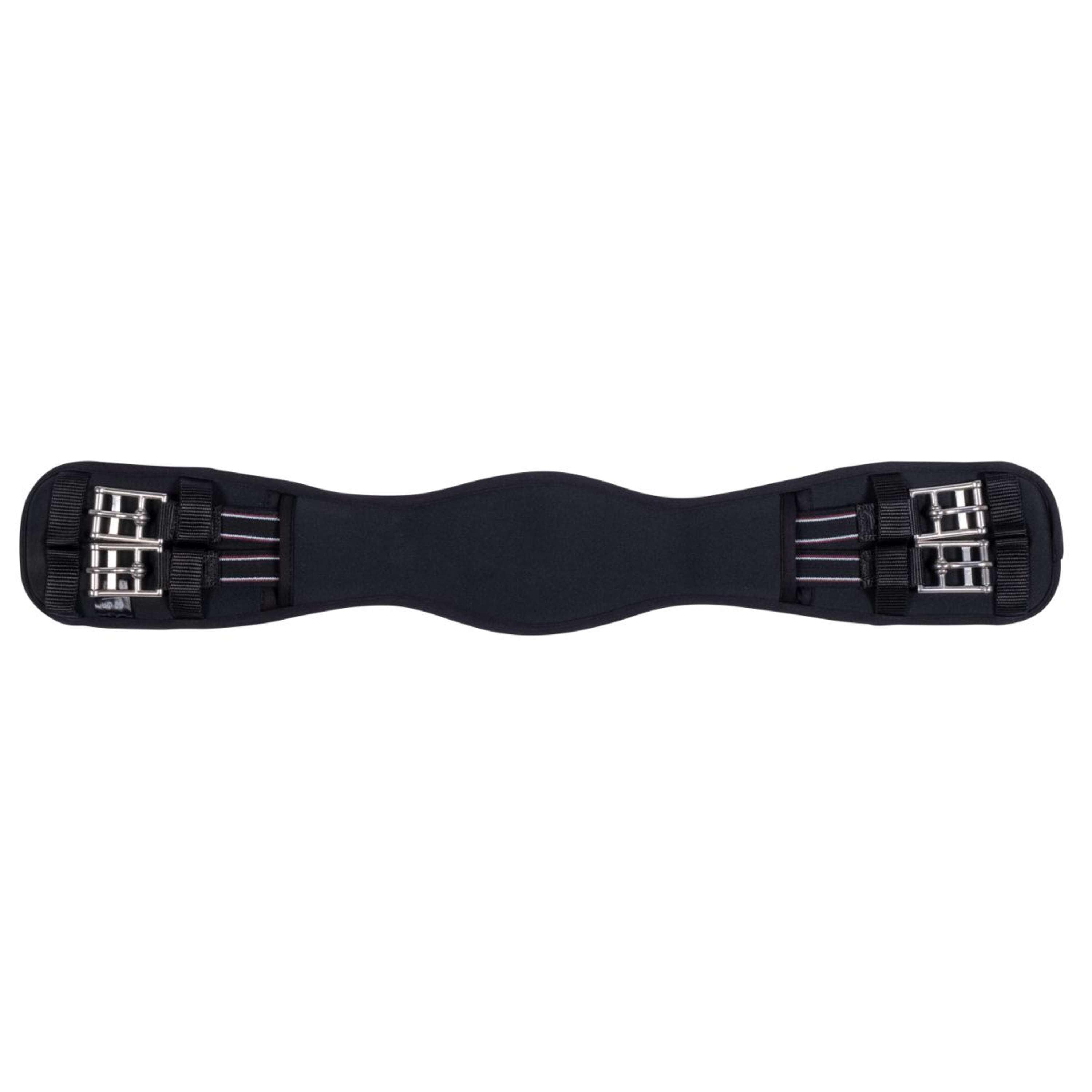 HKM Popręg Ujeżdżeniowy Memory Foam z Gumką Czarny
