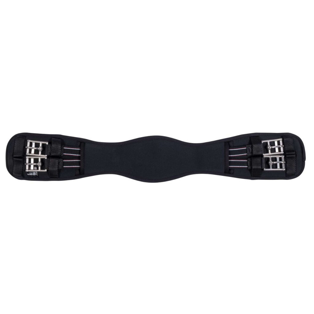 HKM Popręg ujeżdżeniowy Memory Foam z gumą czarny