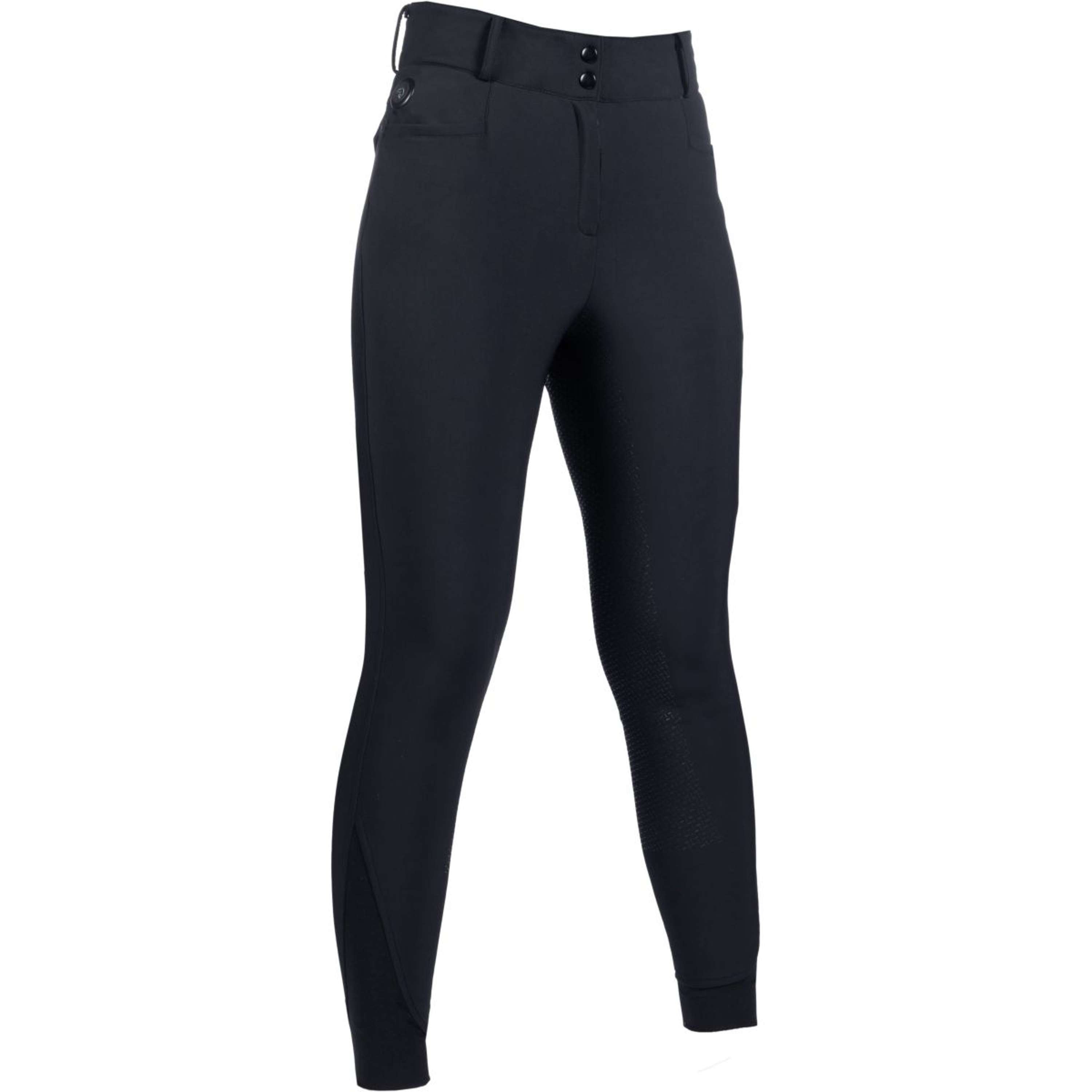 HKM Bryczesy Keep Warm Full Grip Czarny