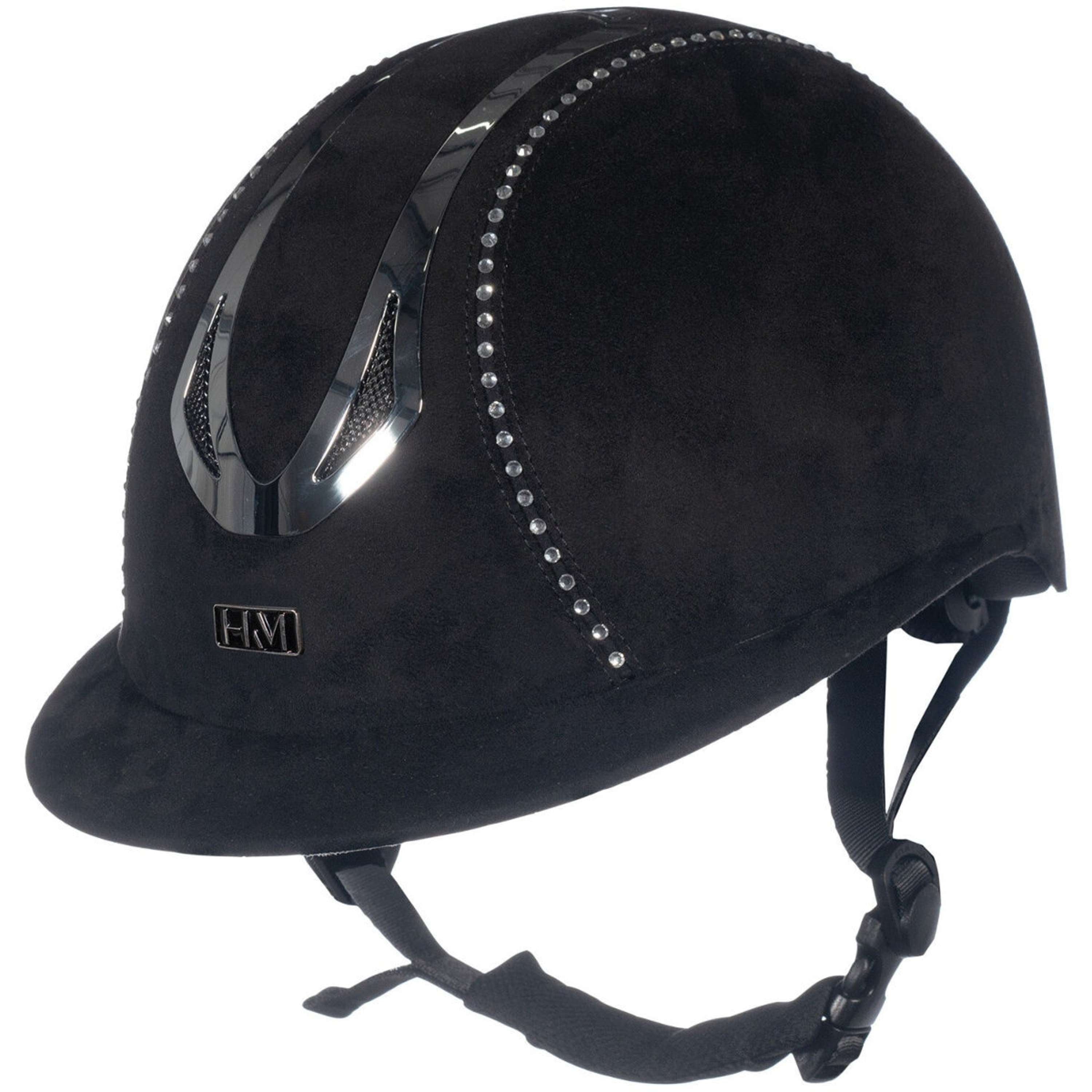 HKM Kask Jeździecki Illusion Diamond Czarny