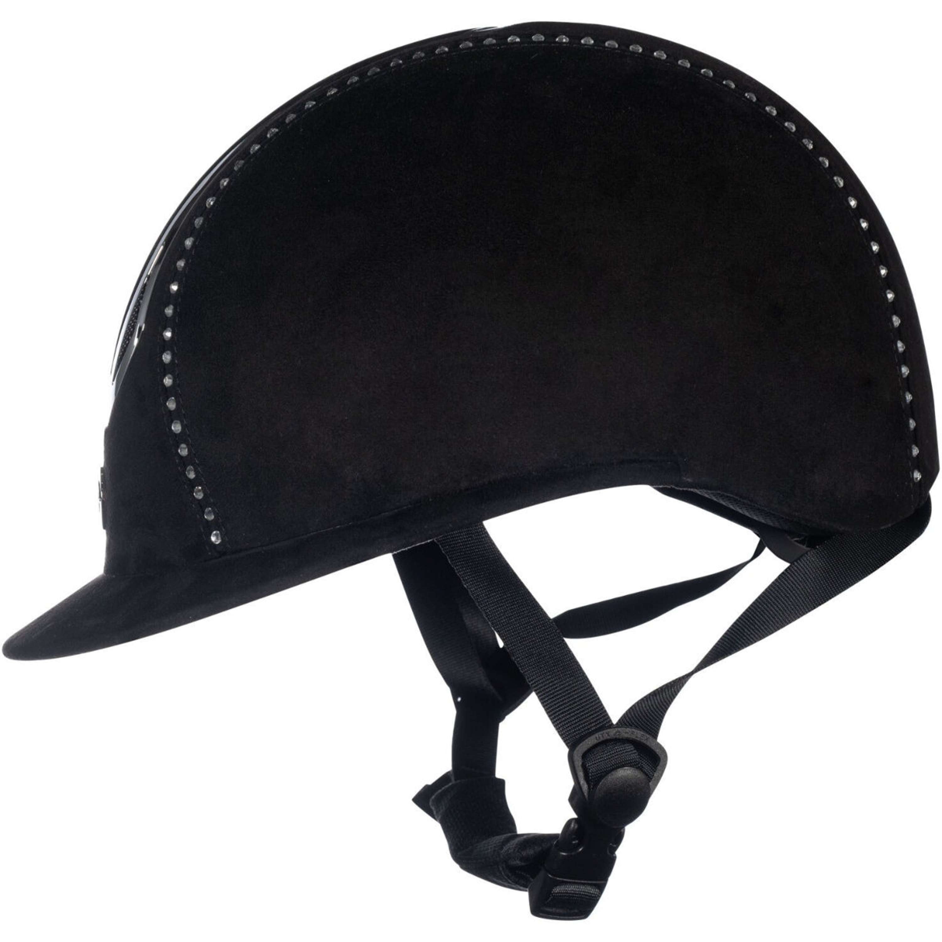 HKM Kask Jeździecki Illusion Diamond Czarny
