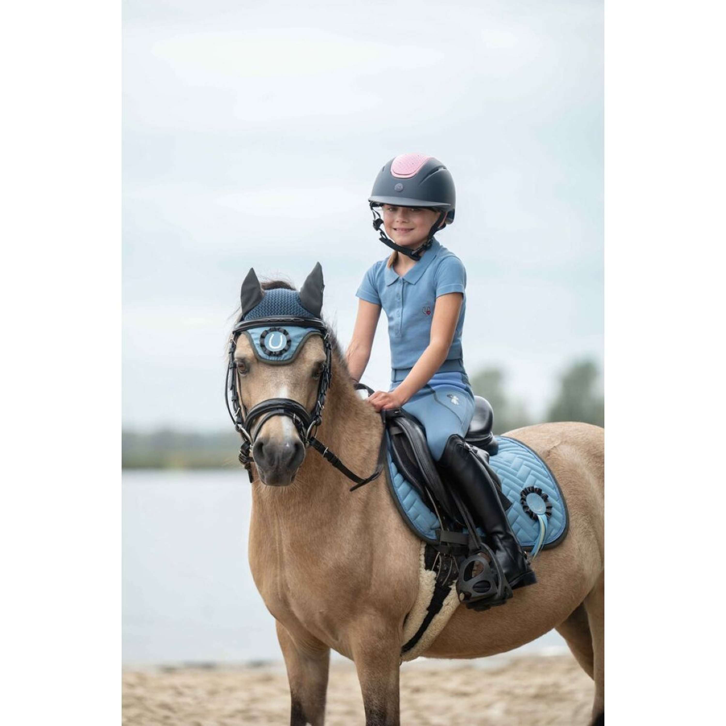 HKM Poloshirt Claire Dymny Niebieski