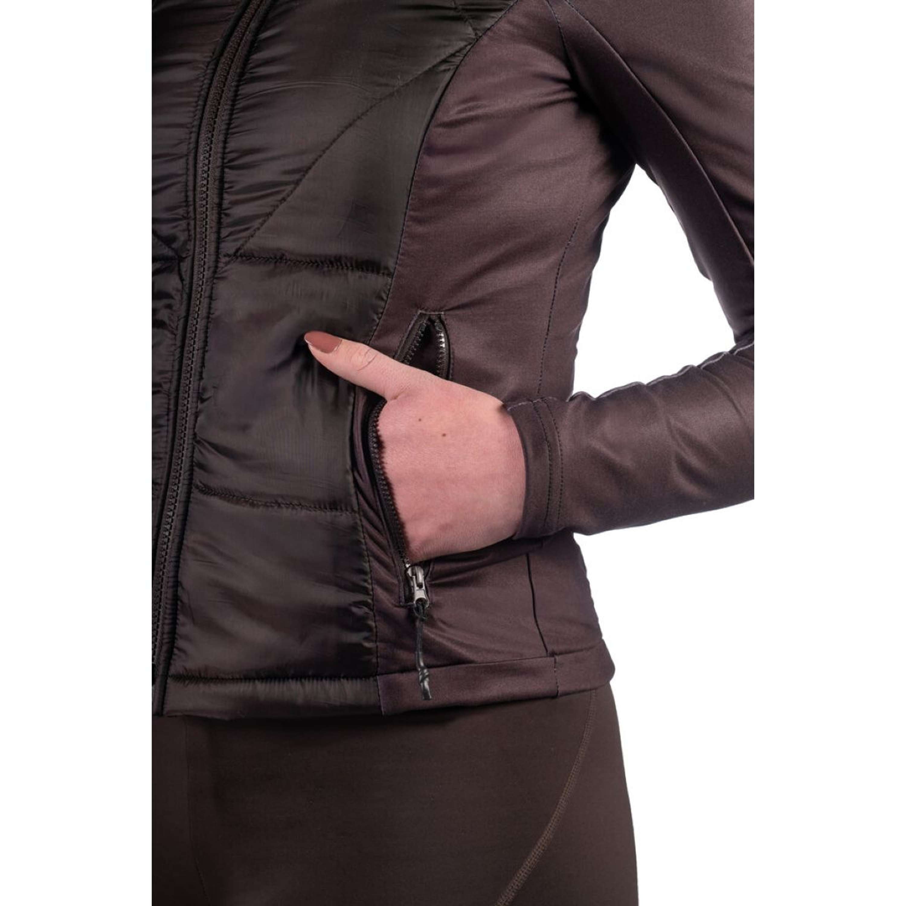 HKM Bluza Z Kapturem I Zamkiem Prag II Ciemnobrązowy