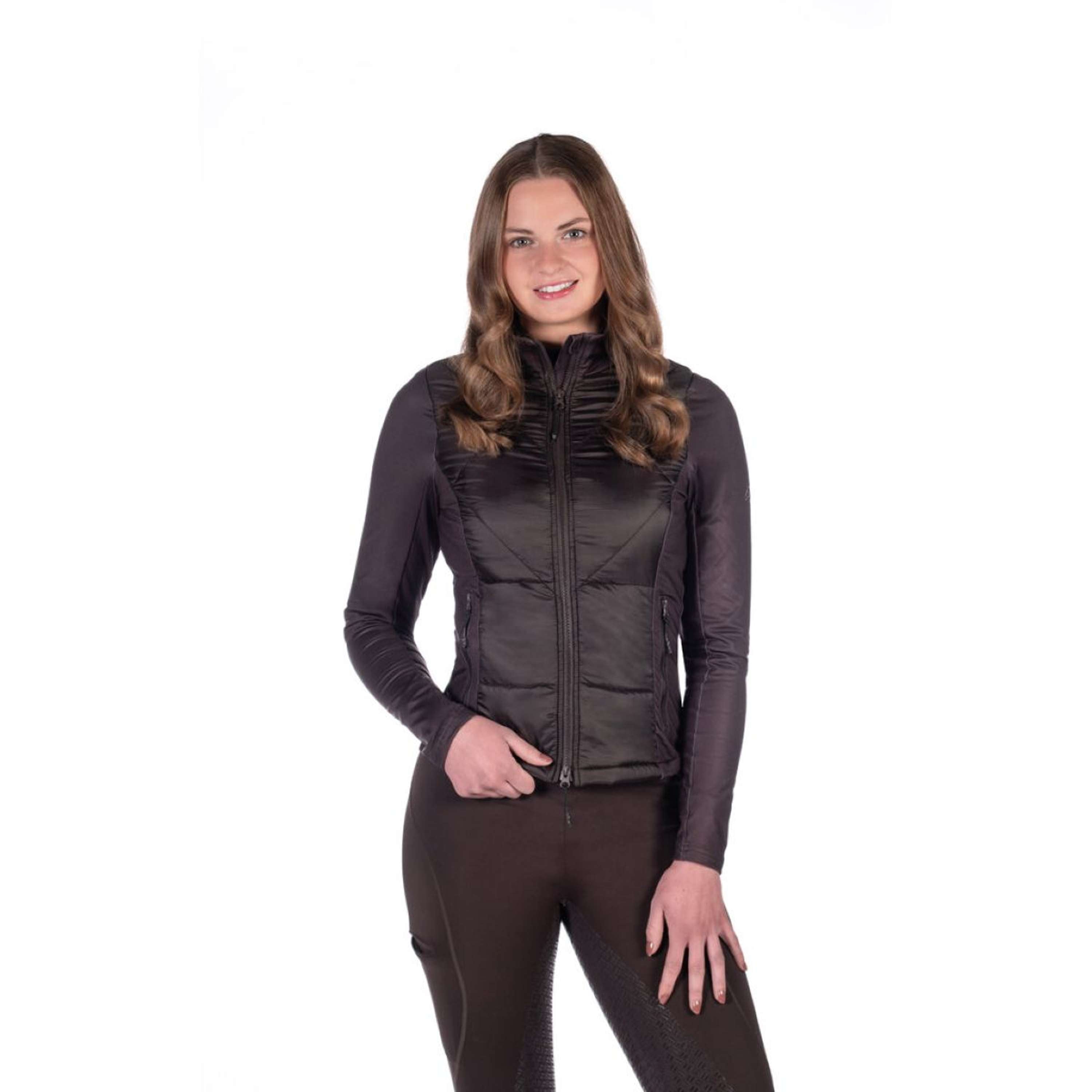 HKM Bluza Z Kapturem I Zamkiem Prag II Ciemnobrązowy