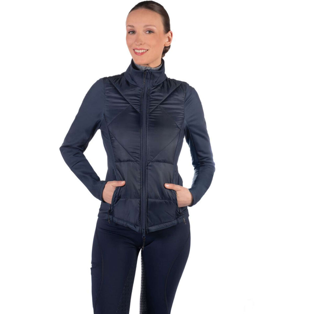 HKM Bluza Z Kapturem I Zamkiem Prag II Ciemnoniebieski