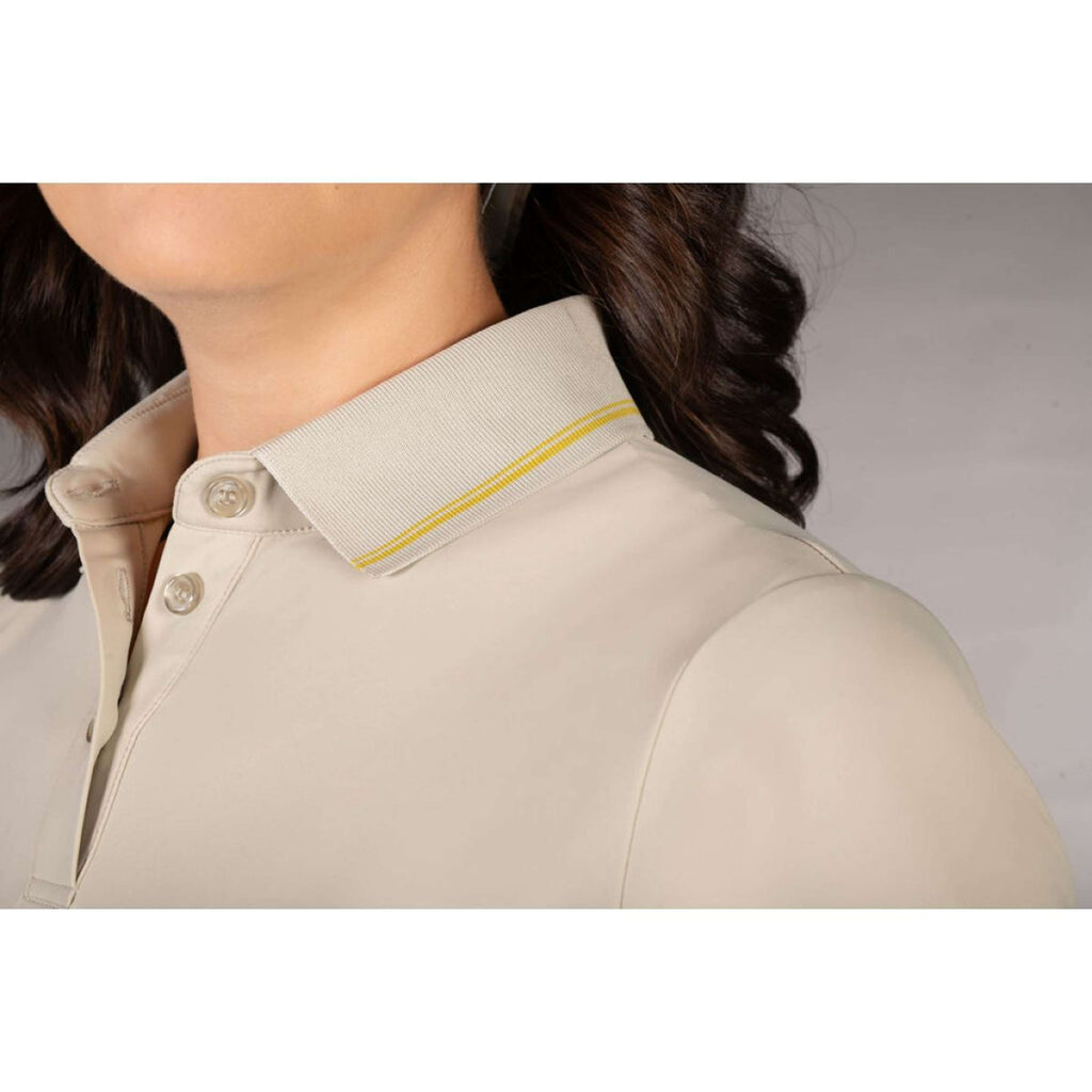 Lauria Garrelli Poloshirt Limone Szary/Beżowy
