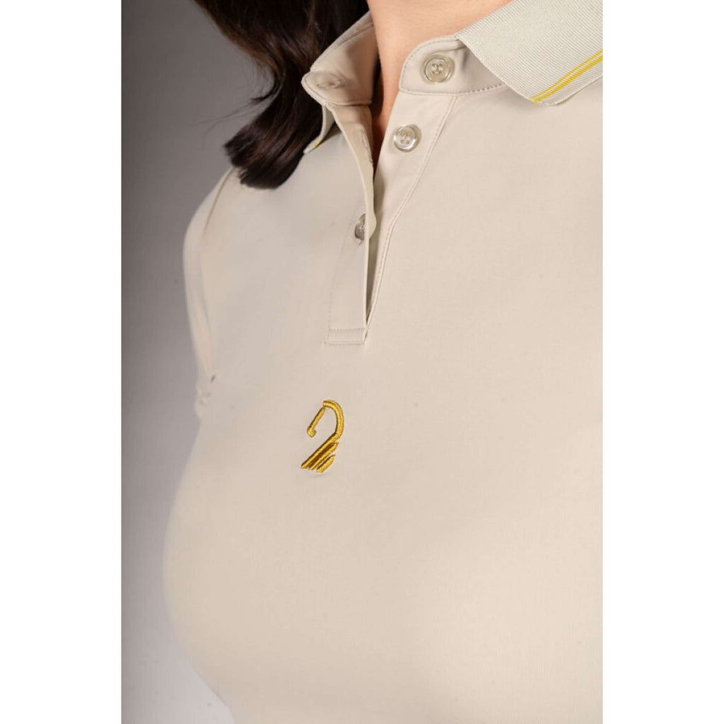 Lauria Garrelli Poloshirt Limone Szary/Beżowy