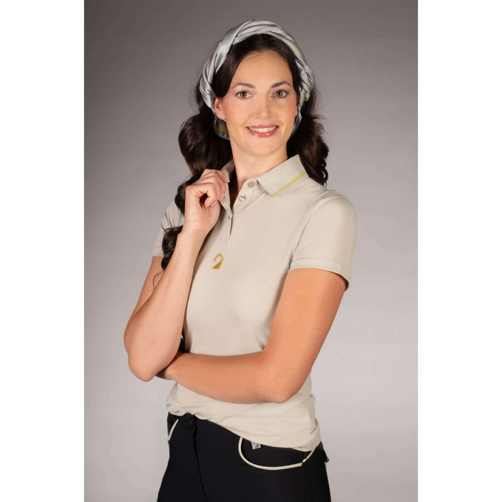 Lauria Garrelli Poloshirt Limone Szary/Beżowy