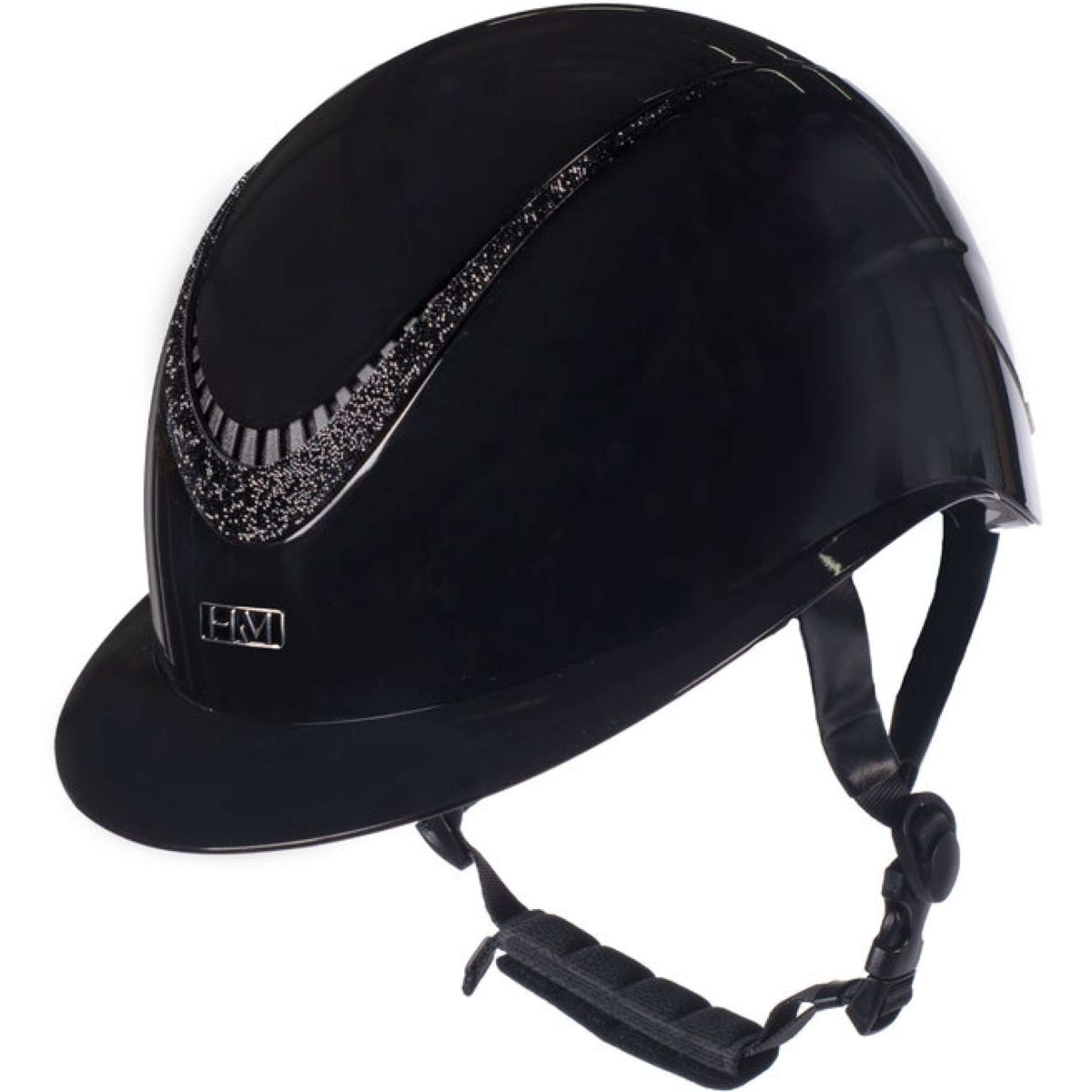 HKM Kask Jeździecki Alarion Brillant Czarny