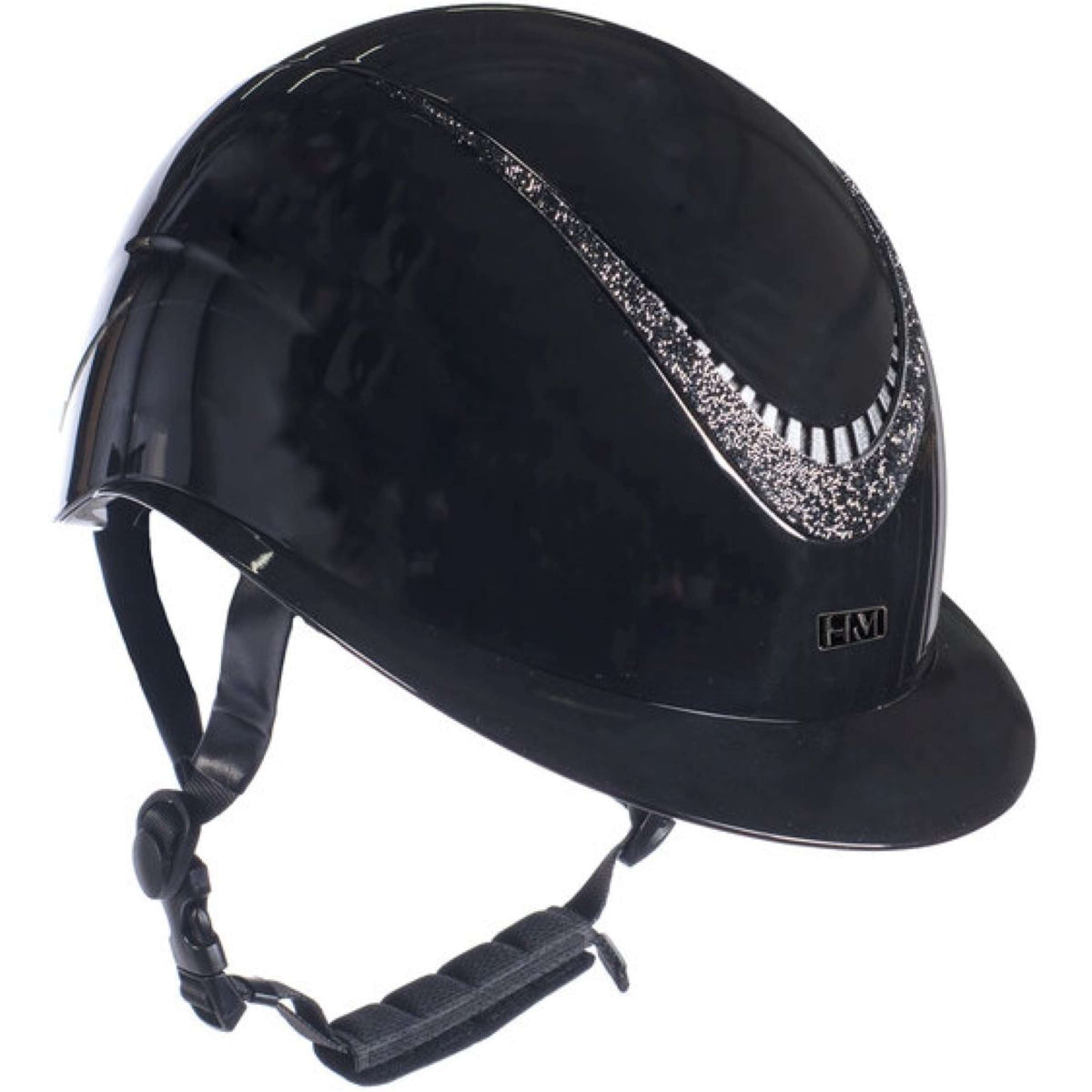 HKM Kask Jeździecki Alarion Brillant Czarny