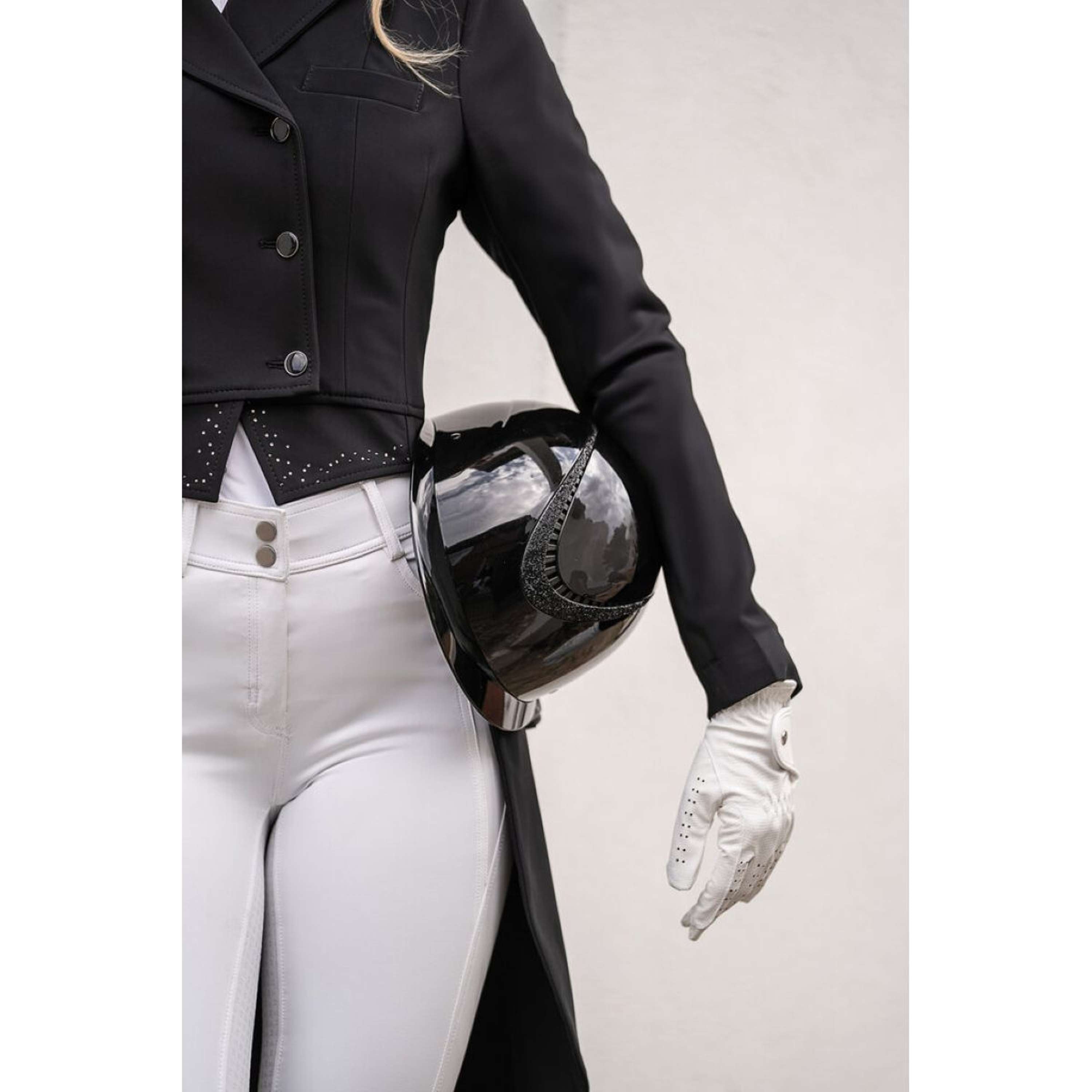 HKM Kask Jeździecki Alarion Brillant Czarny