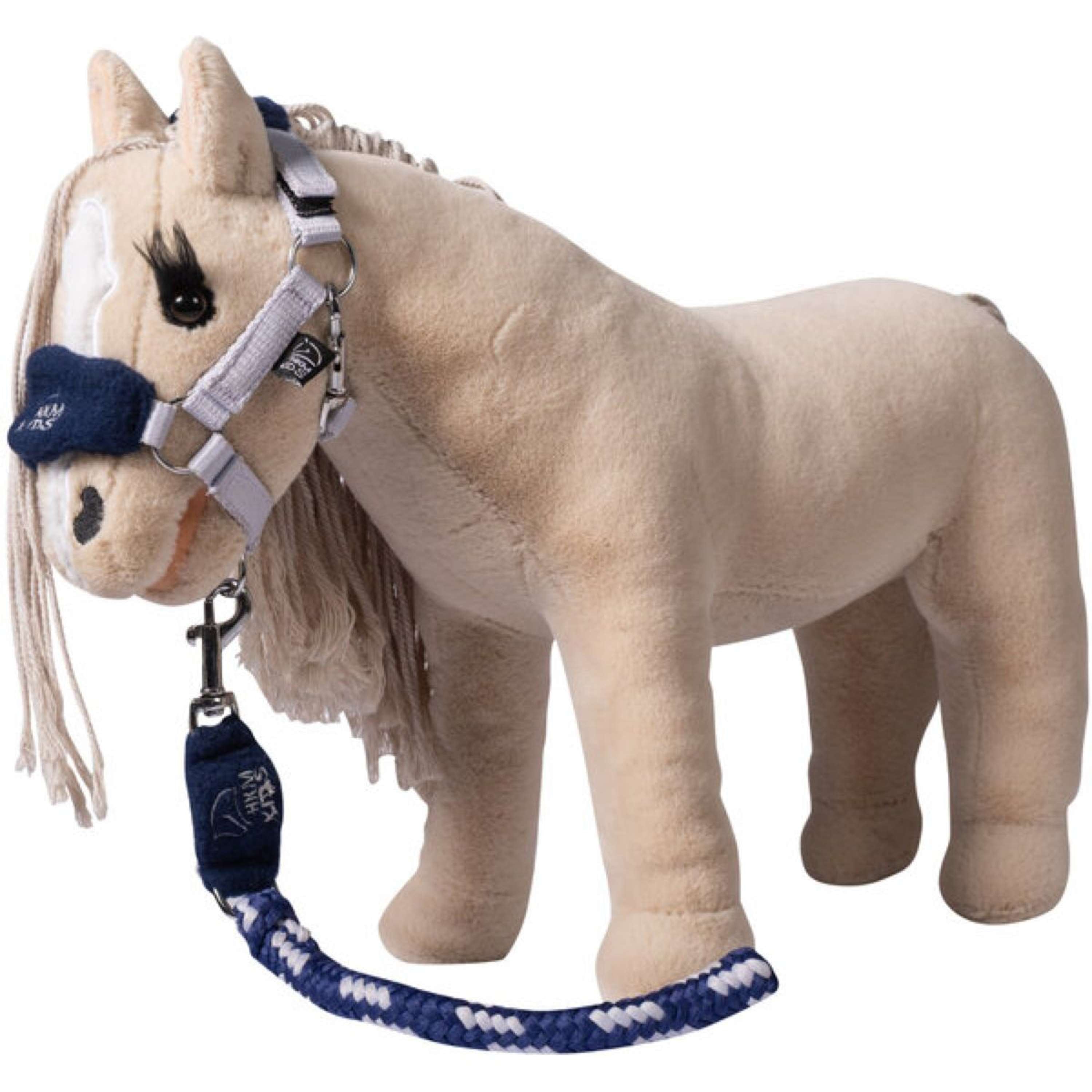 HKM Zestaw kantara Cuddle Horse szary/niebieski