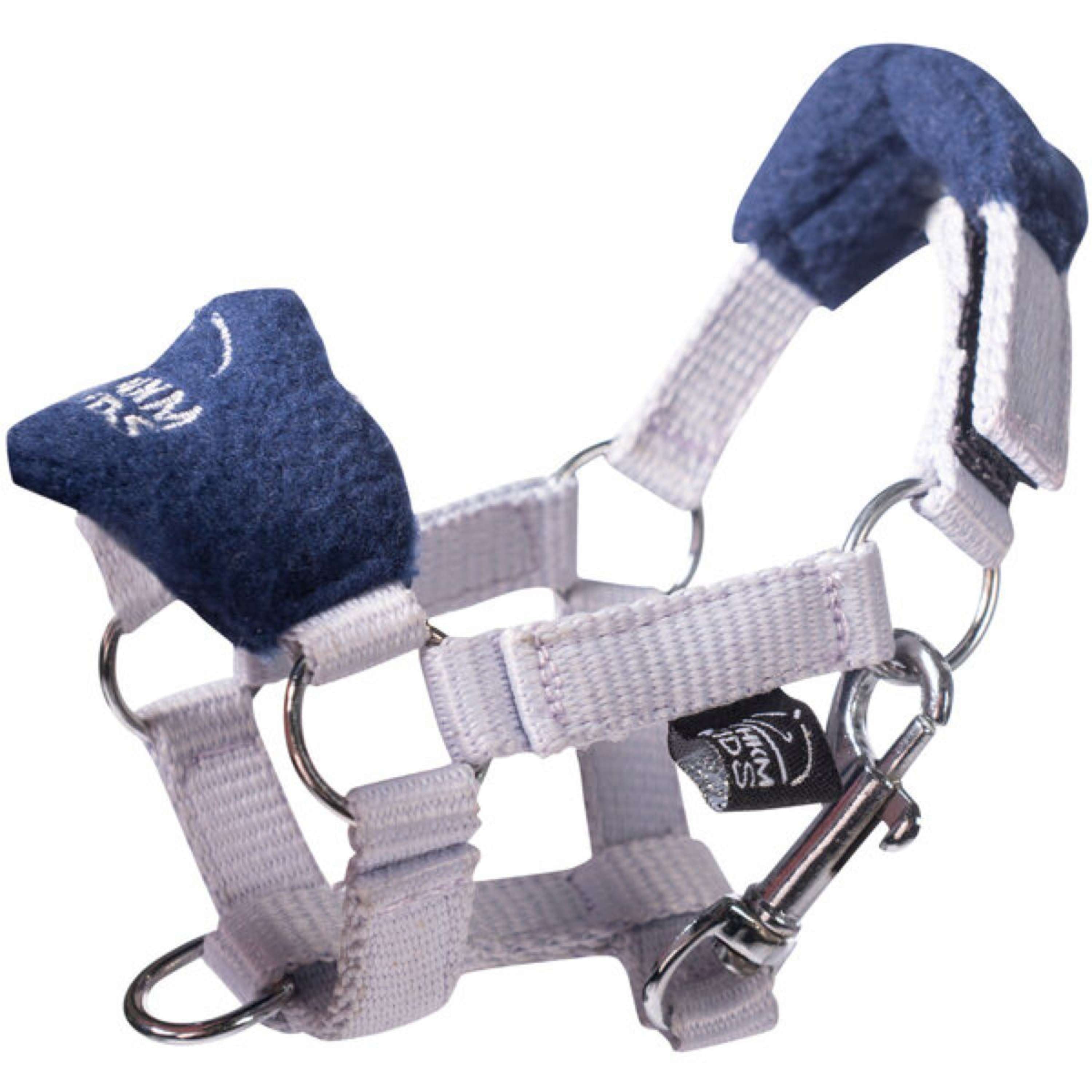 HKM Zestaw kantara Cuddle Horse szary/niebieski