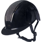 HKM Kask Jeździecki Lady Shield Brillant Czarny - Srebrny
