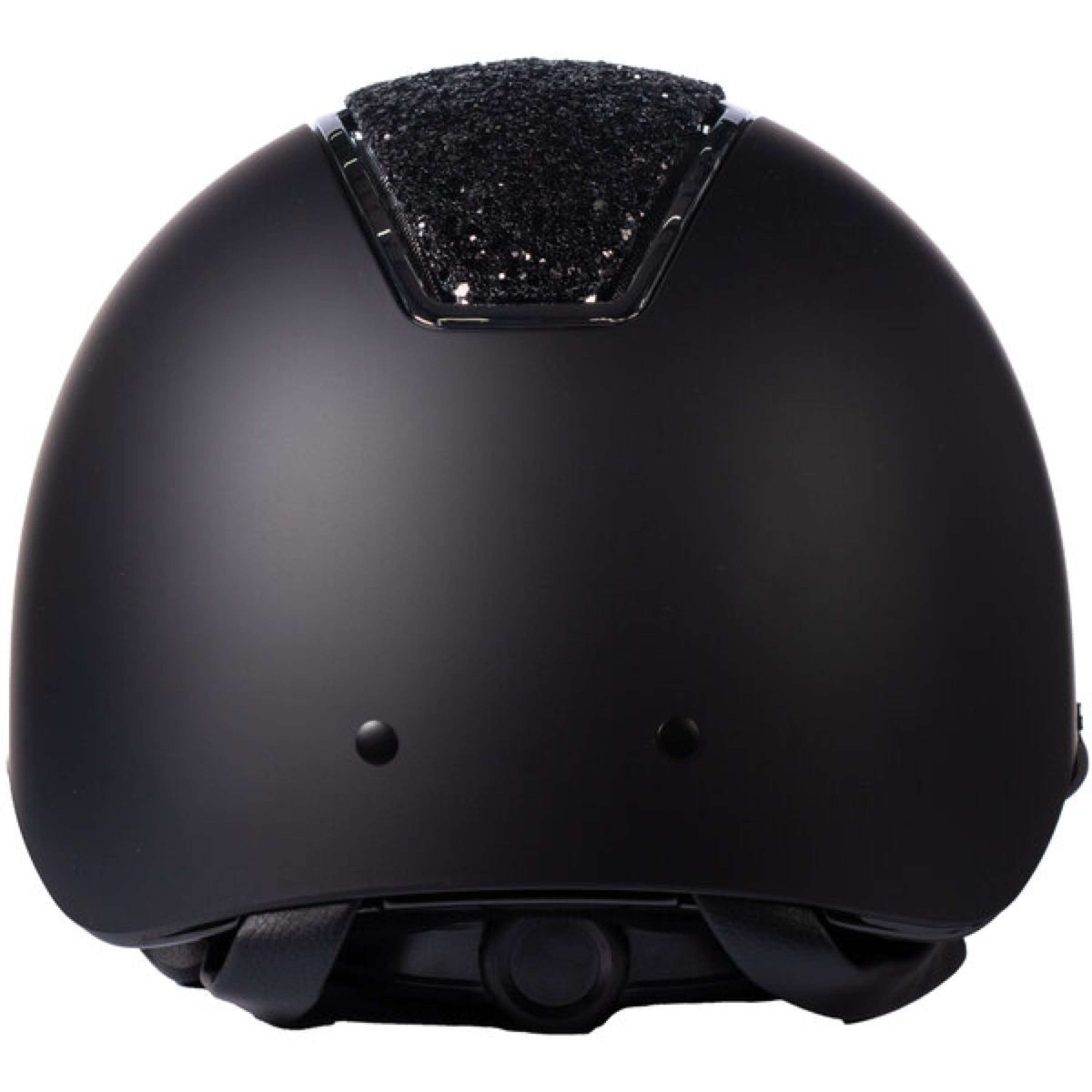 HKM Kask jeździecki Lady Shield Elegant czarny – srebrny