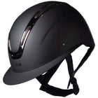 HKM Kask jeździecki Kaida czarny - srebrny