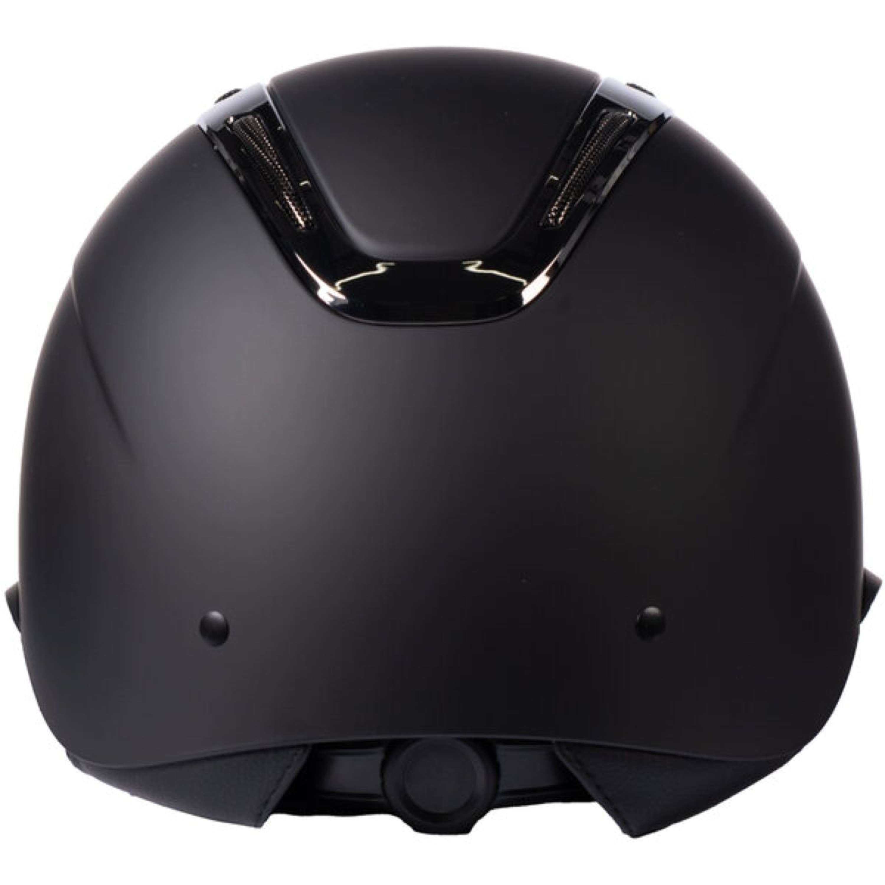 HKM Kask Jeździecki Kaida Czarny - Srebrny