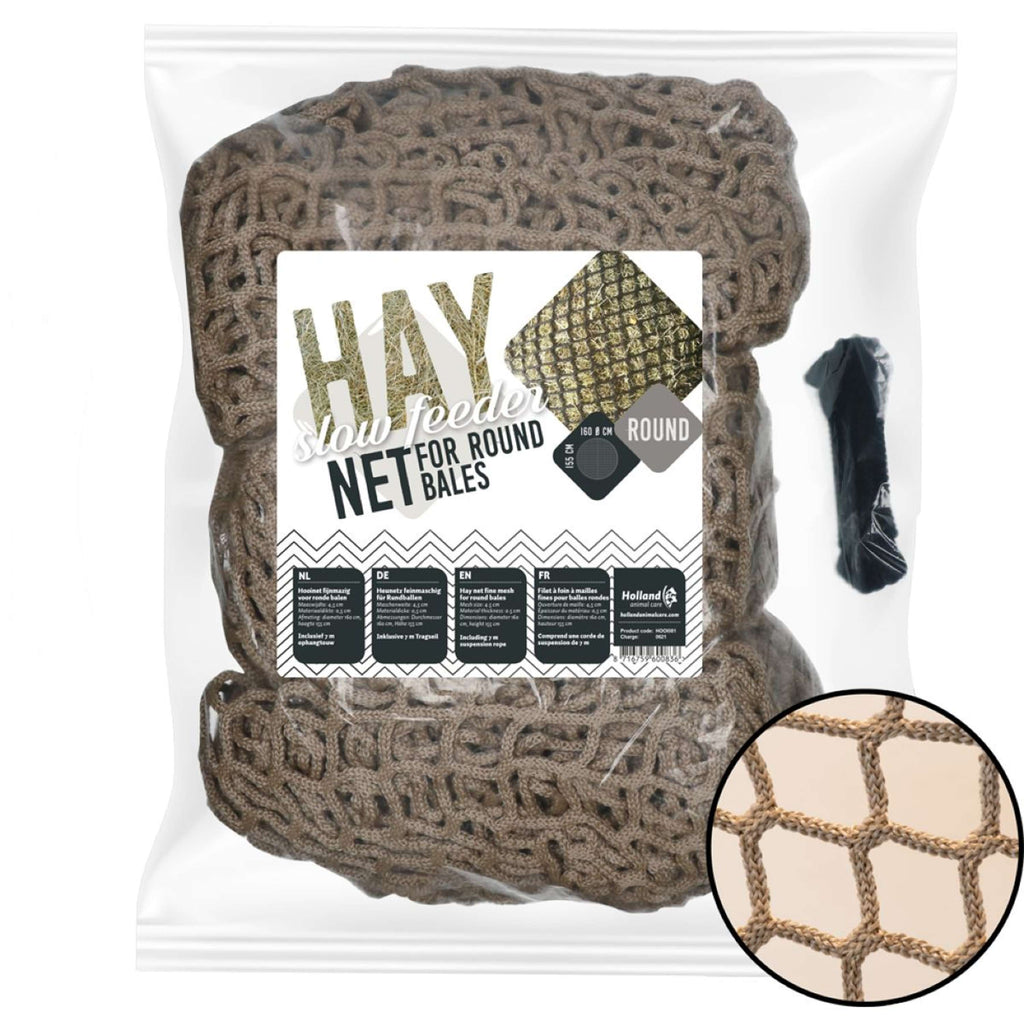 Hay Slowfeeder Net Na Okrągłą Belę