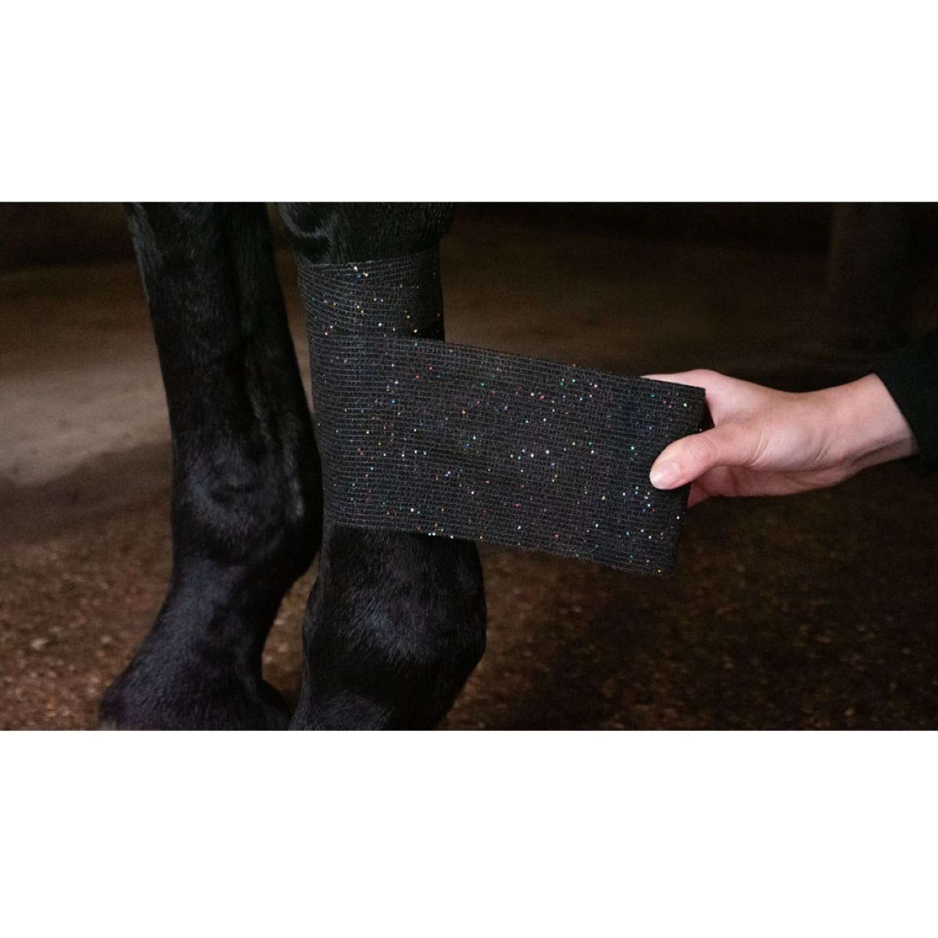 Excellent owijki dla koni Animal Profi Glitter Czarny