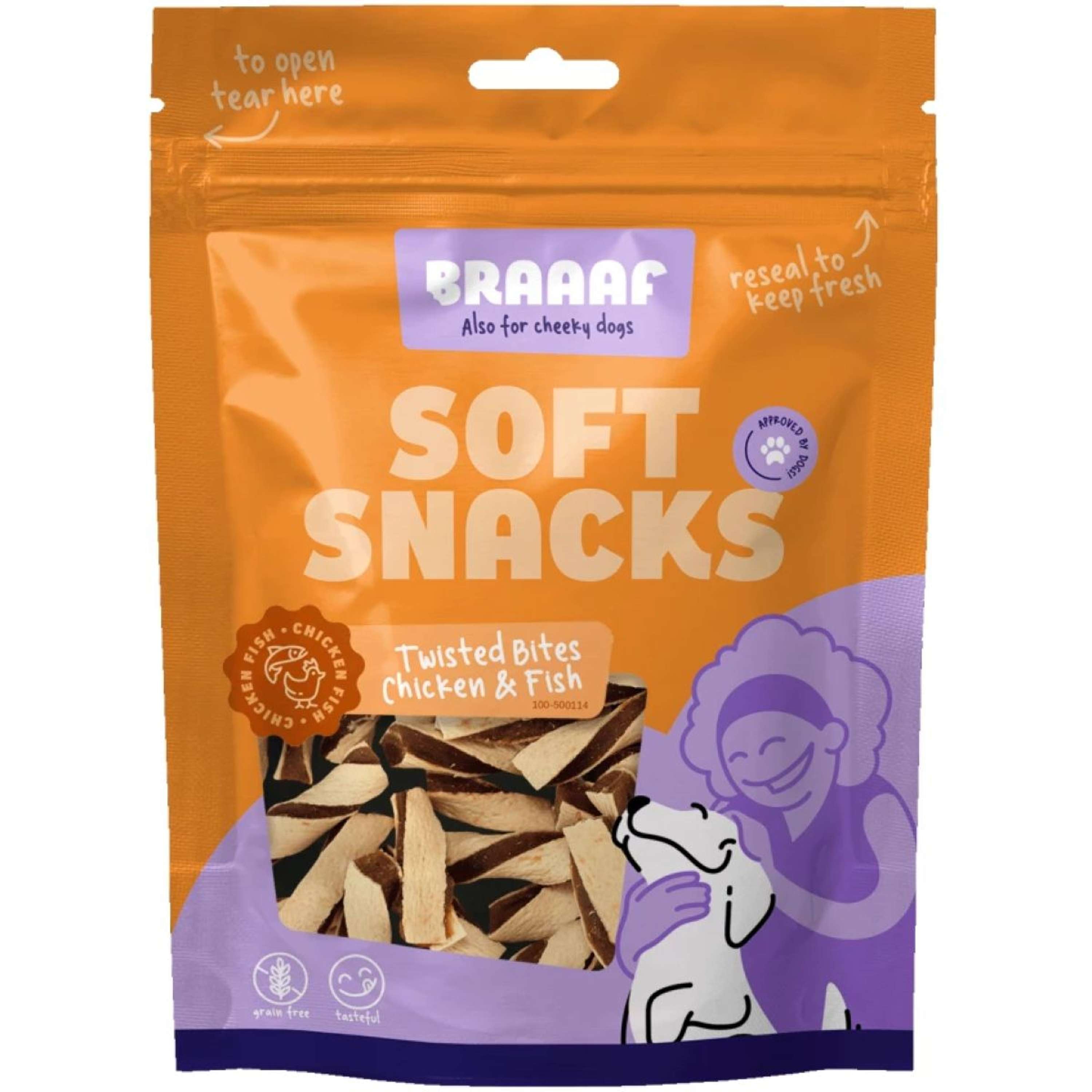 Braaaf Kurczak I Ryba Twisted Bites