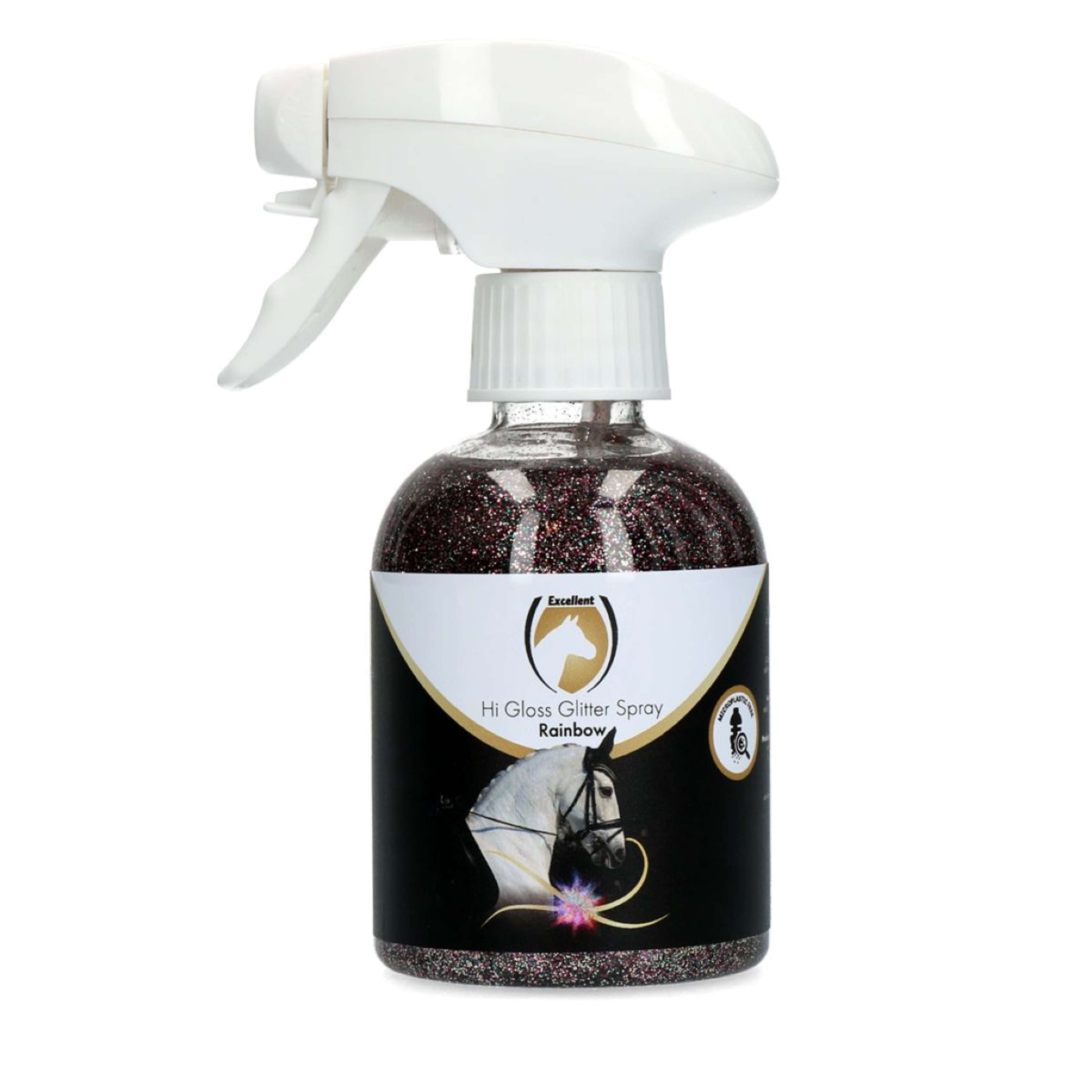 Doskonały spray z brokatem o wysokim połysku tęczowy