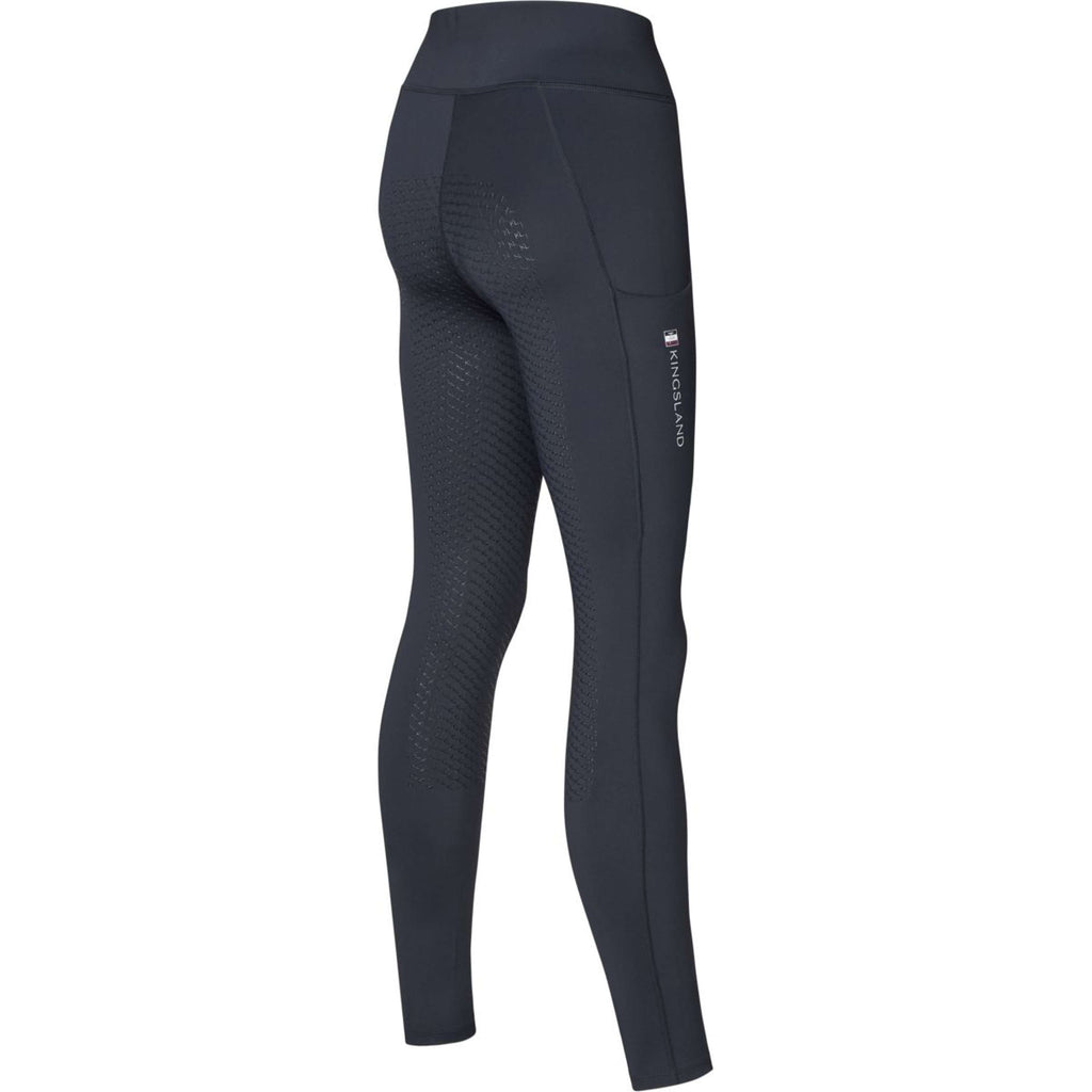 Kingsland Bryczesy Jeździeckie Classic Full Grip Granatowe