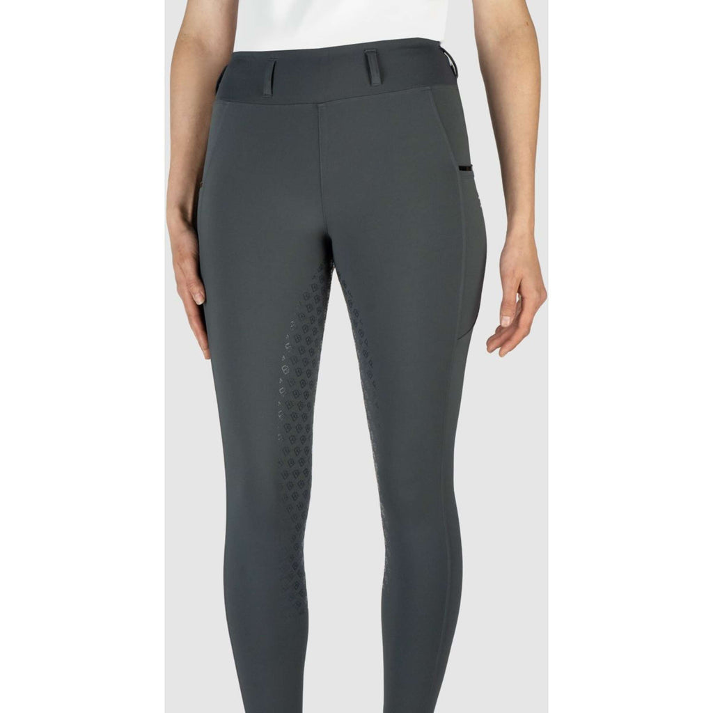 Legginsy jeździeckie EQPRO Mindy Full Grip Shadow Steel