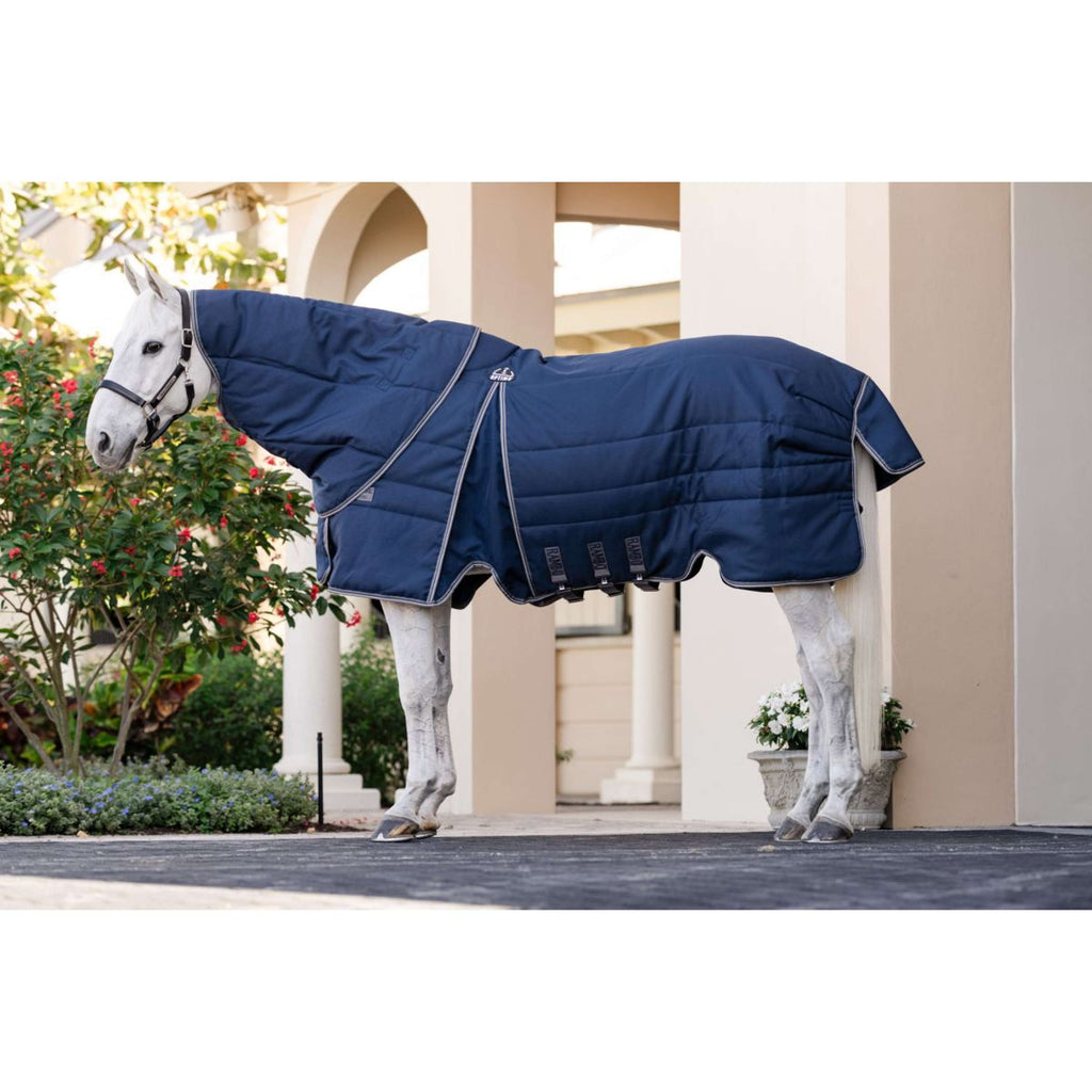 Derka stajenna Rambo Optimo Plus 200g Navy/Thunderstorm Grey/Silver