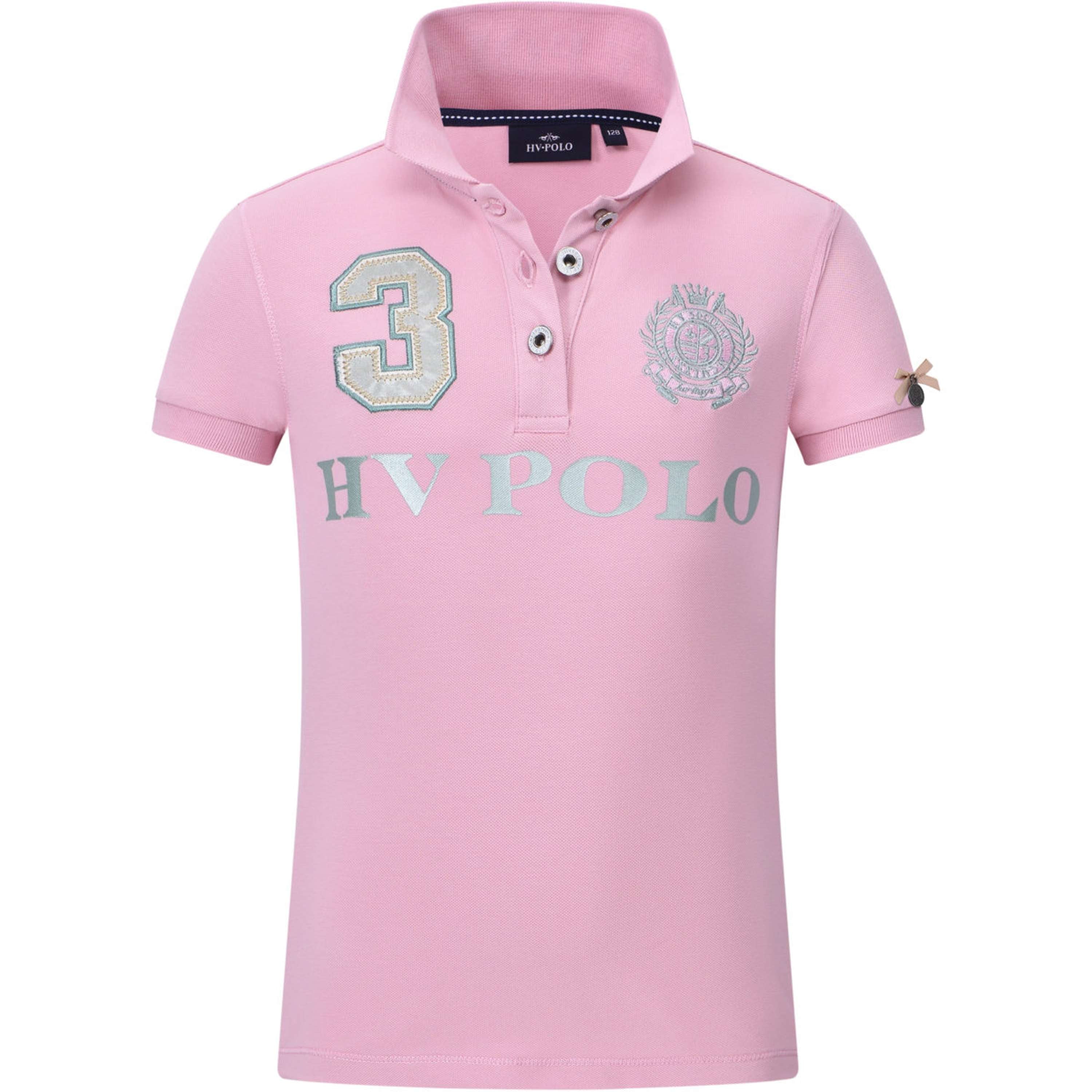 HV Polo Polo Shirt Favouritas EQ Kids Pretty Pink