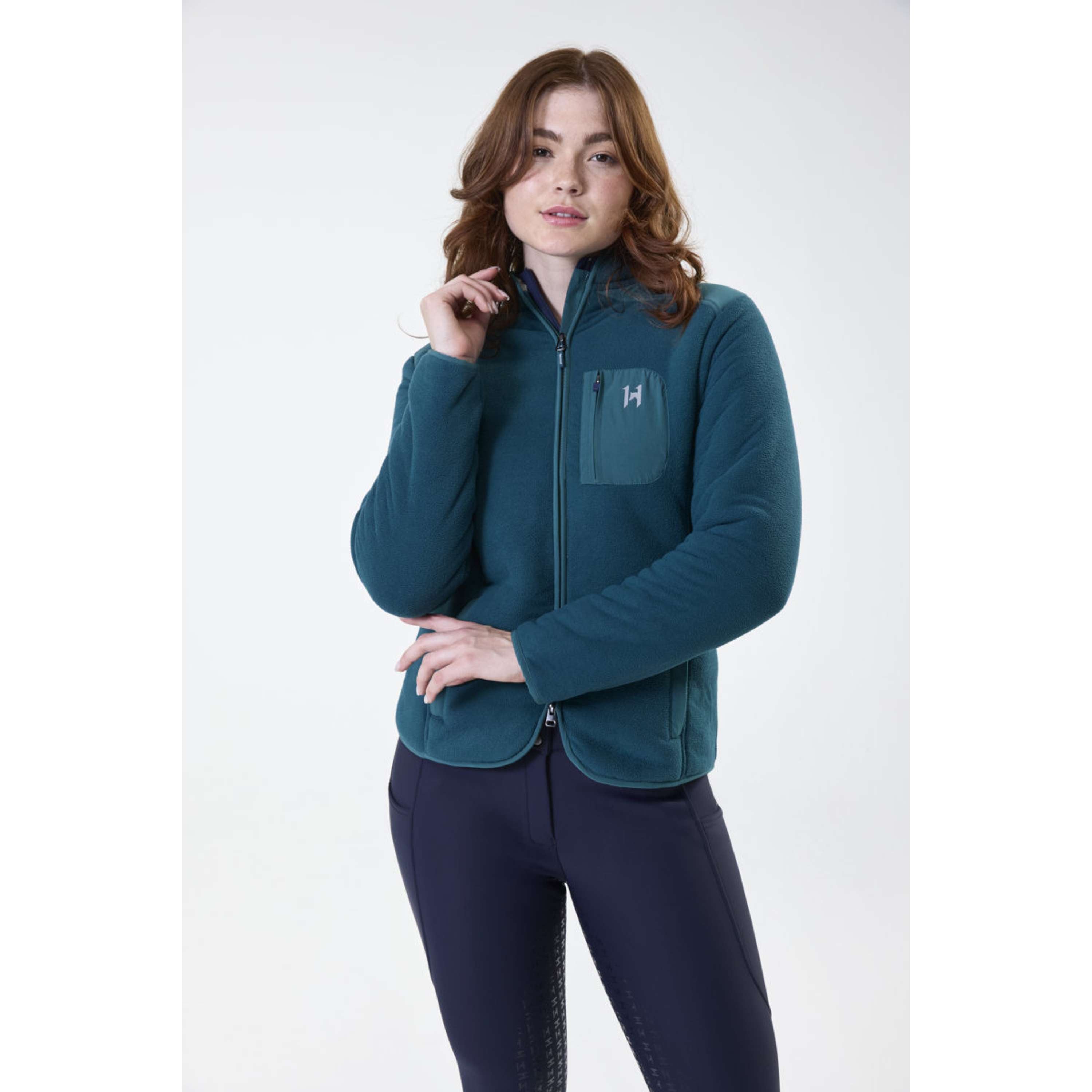 Horseware Kurtka Polarowa Pace Dynasty Green