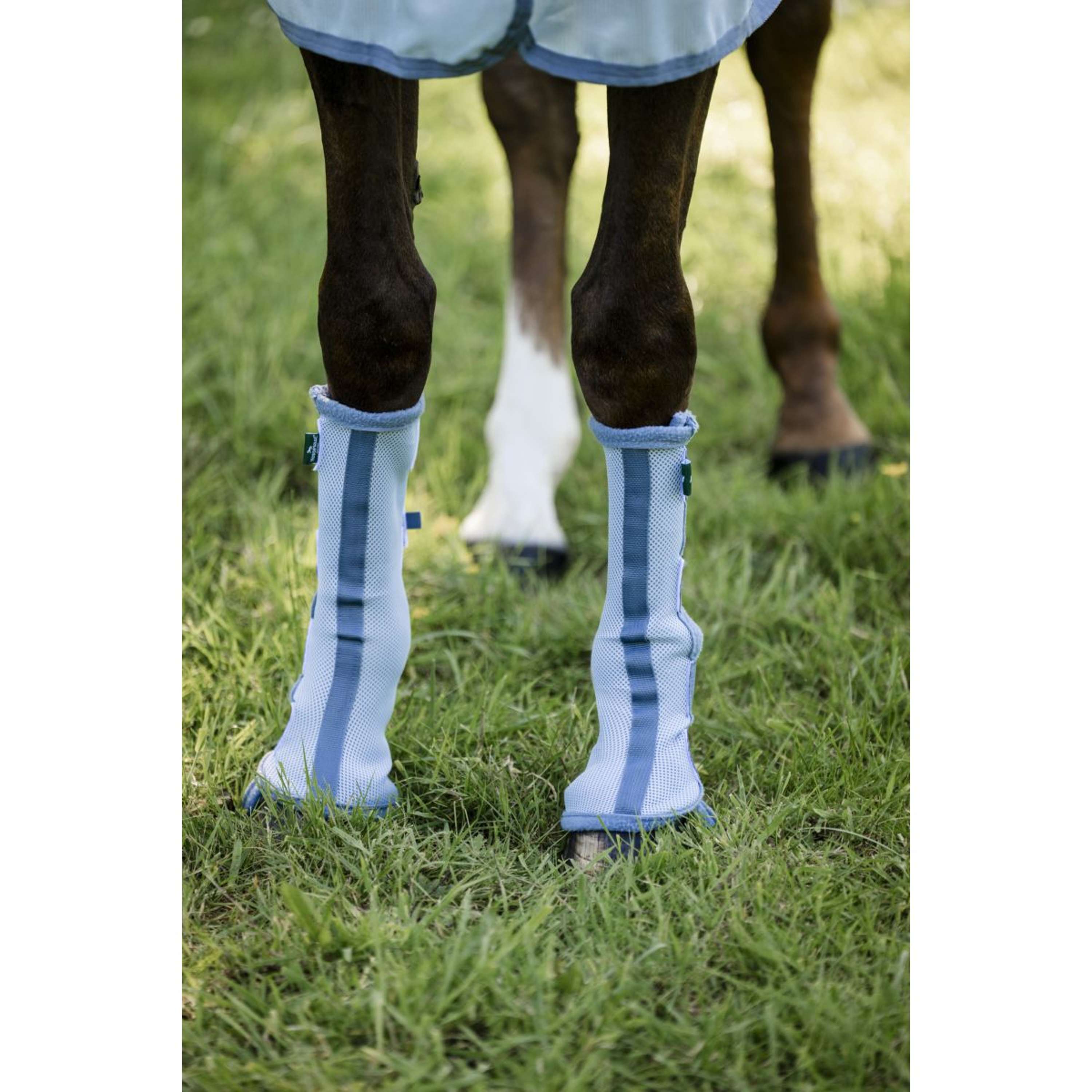 Ochraniacze na nogi Horseware Fly Boots, zestaw 2 szt., Heather Blue/Blue/Silver
