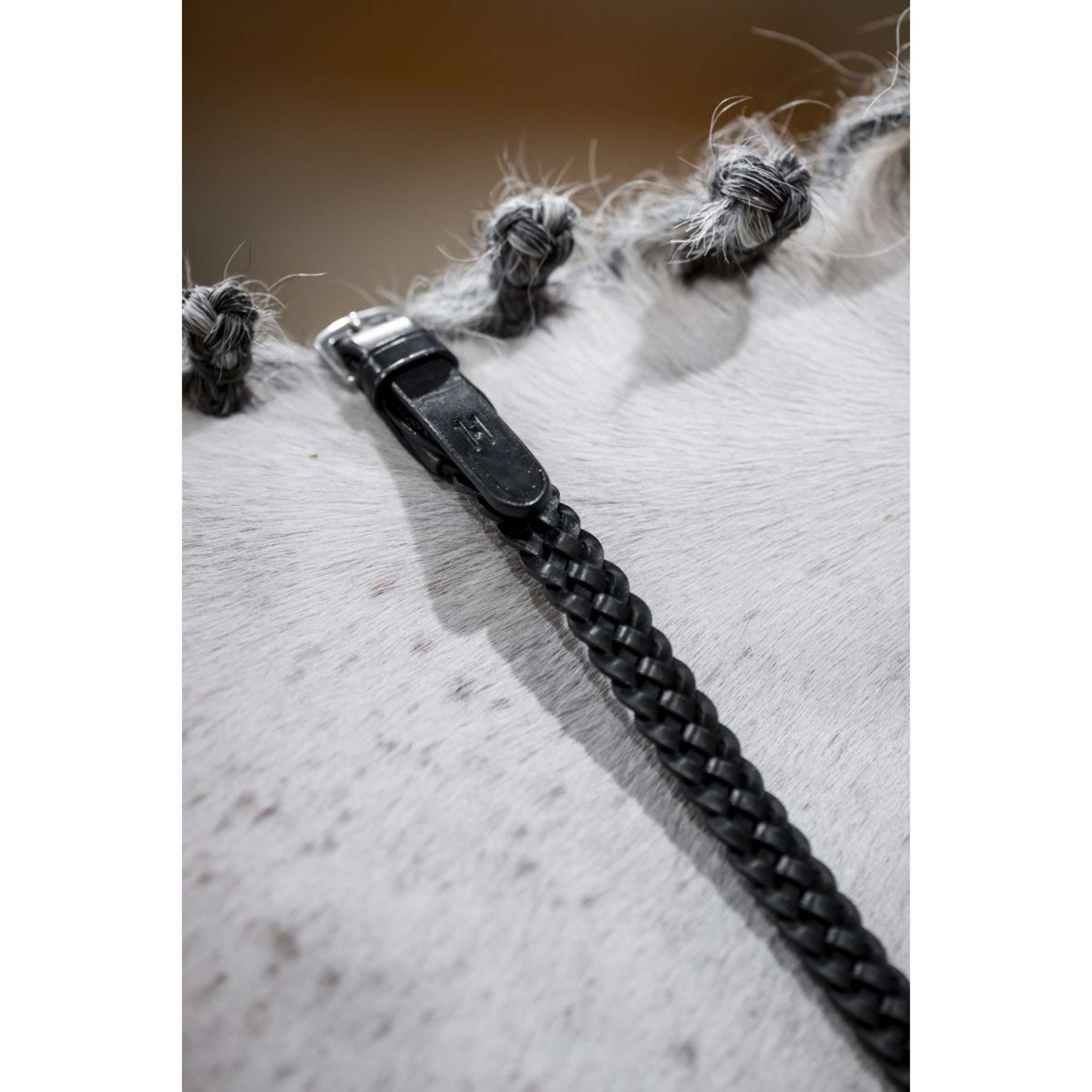 Wodze plecione Horseware czarne
