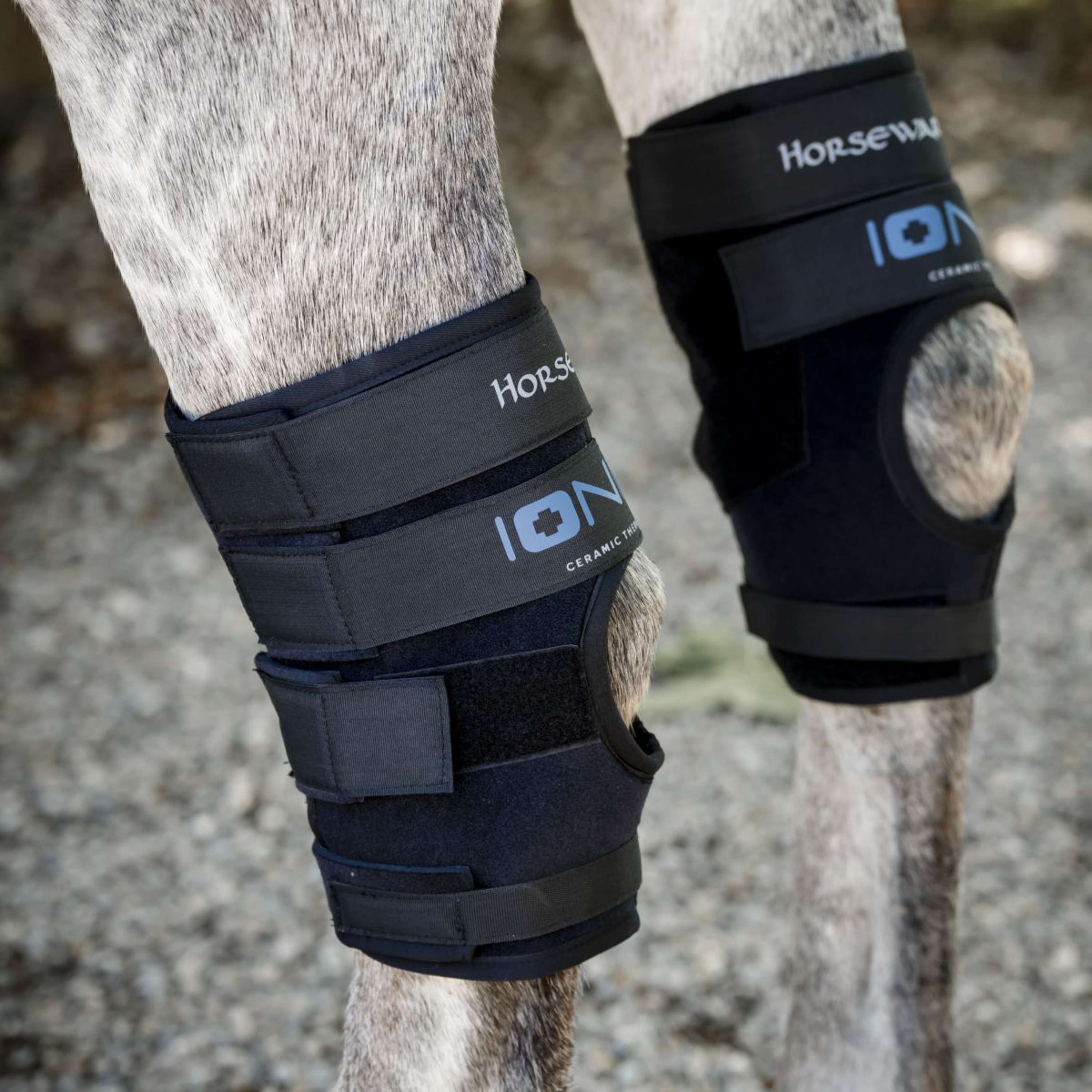 Ochraniacze na stawy skokowe Horseware Ionic, zestaw 2 szt., czarne