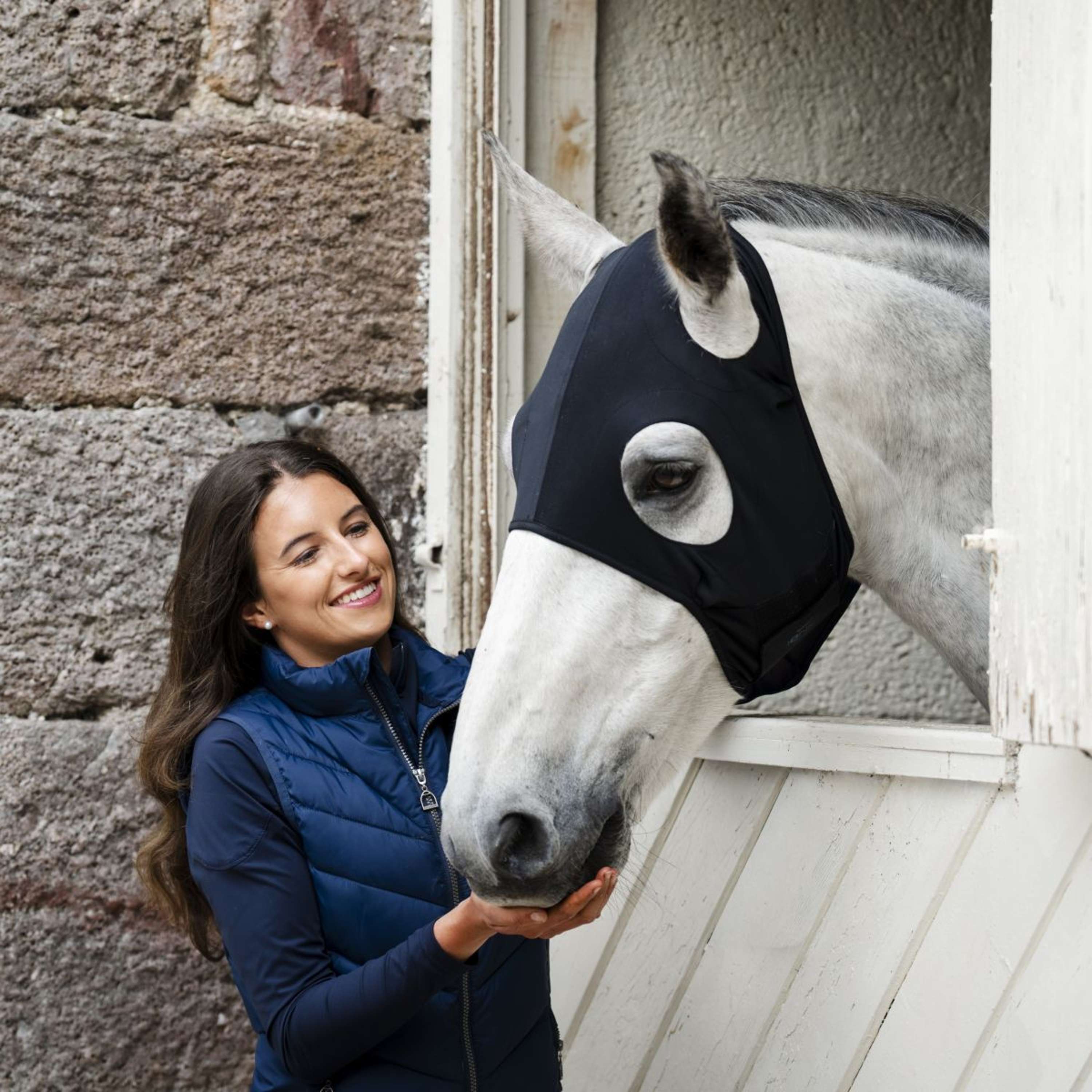 Horseware Calming Face Mask Ionic Czarny