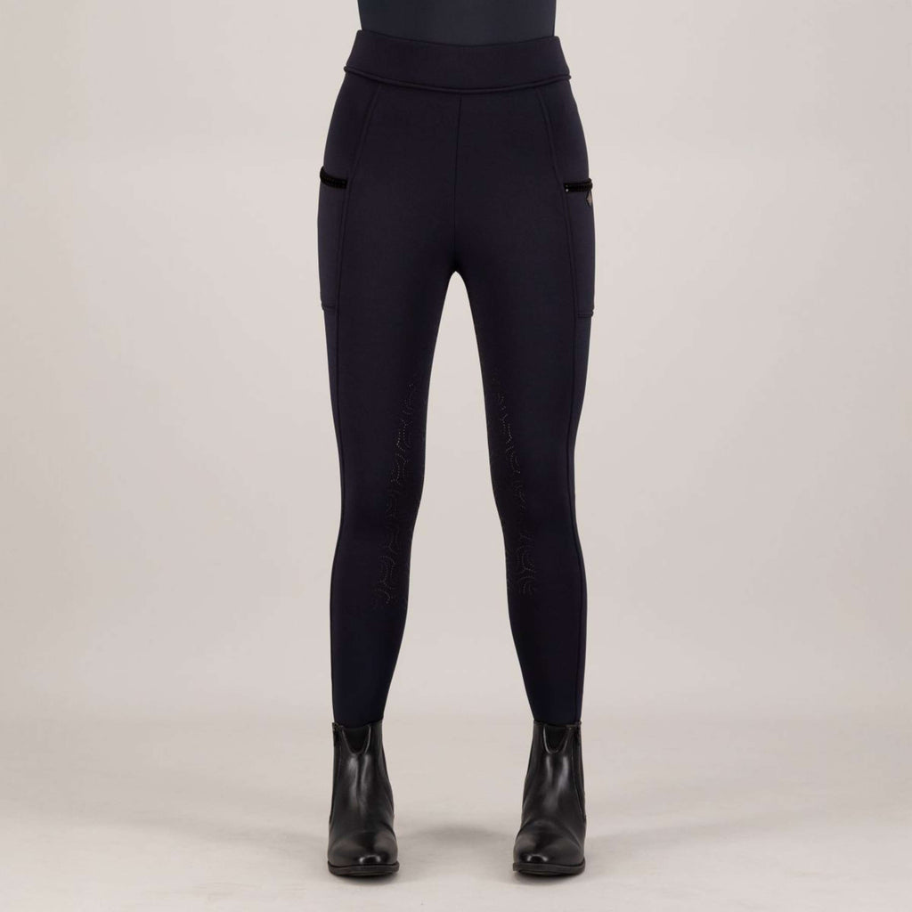 Imperial Riding Legginsy Jeździeckie IRHTeddy Full Grip Granatowy