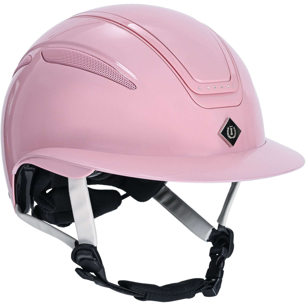 Imperial Riding Kask jeździecki IRHOlania Deluxe Big Visor różowy