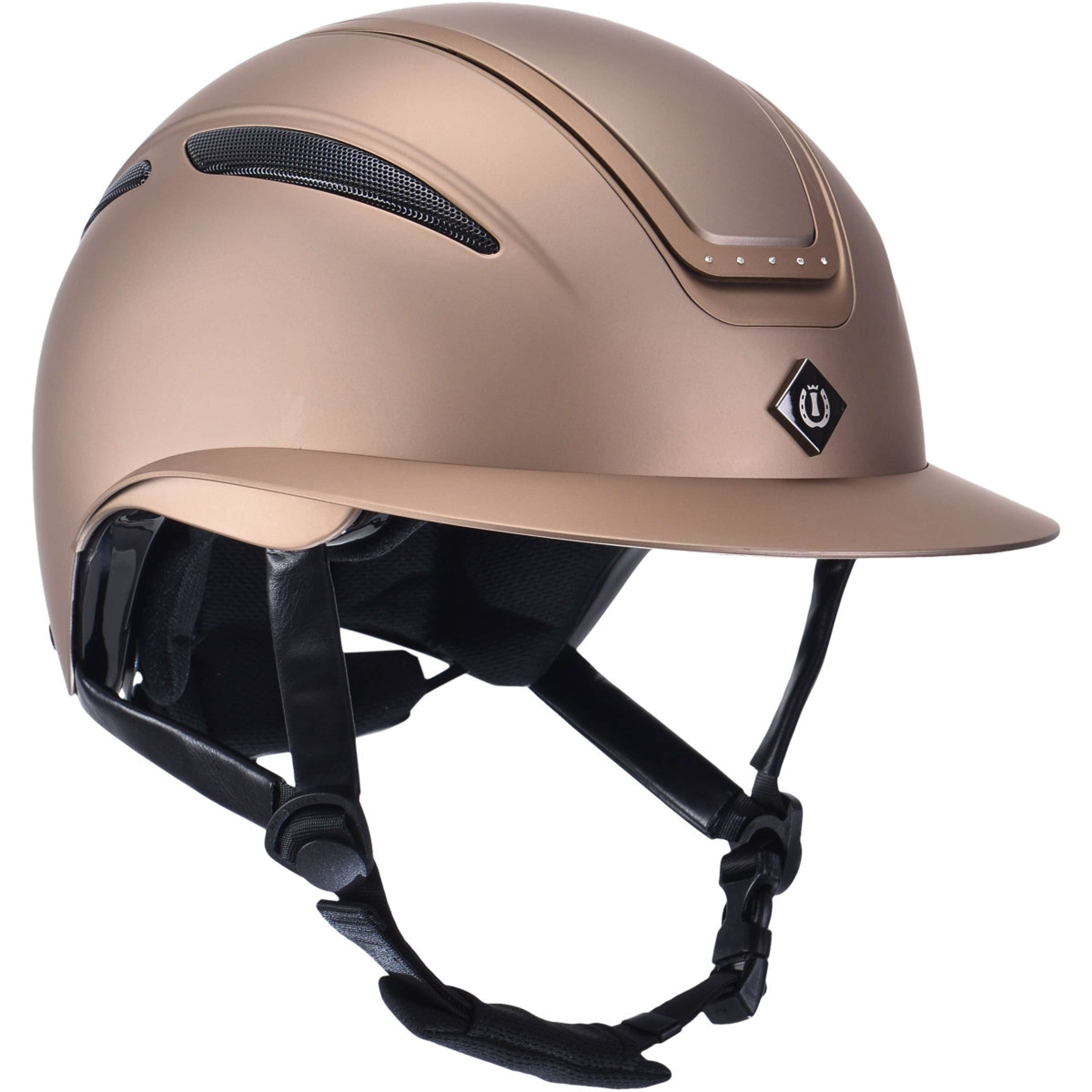 Imperial Riding Kask Jeździecki IRHOlania Deluxe Big Visor Taupe