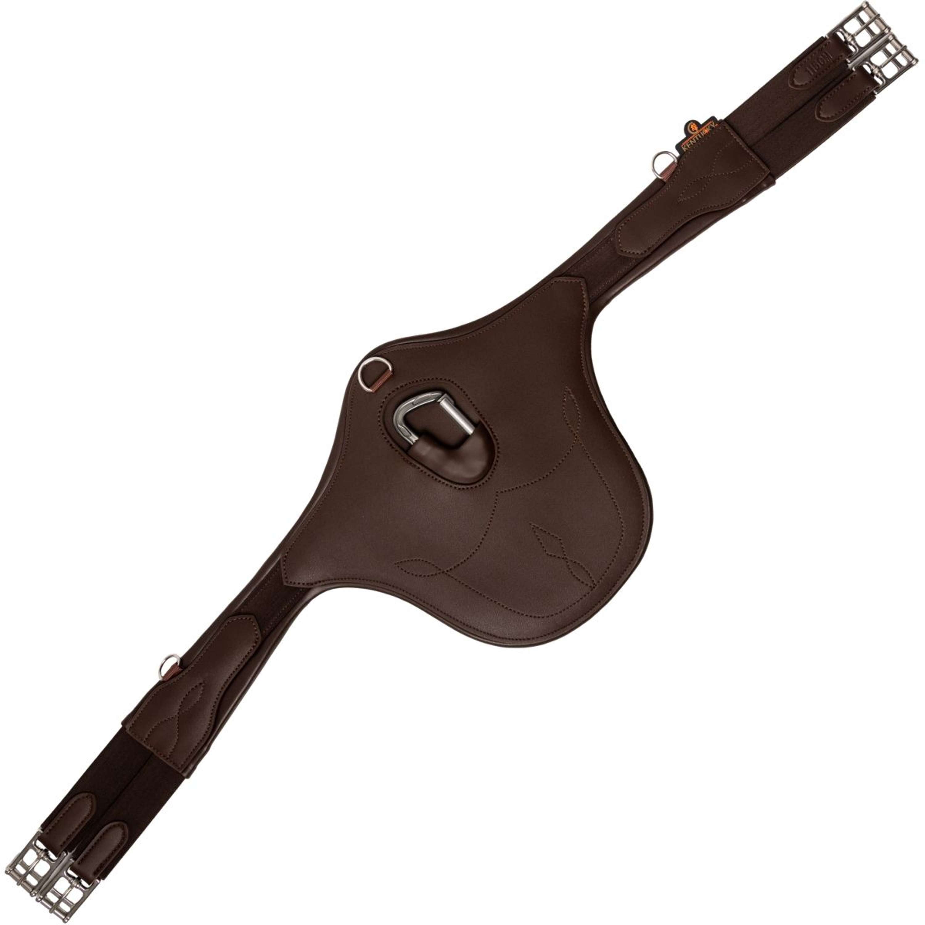 Kentucky Popręg Do Skoków Klapa Brzuszna Anatomic Brązowy