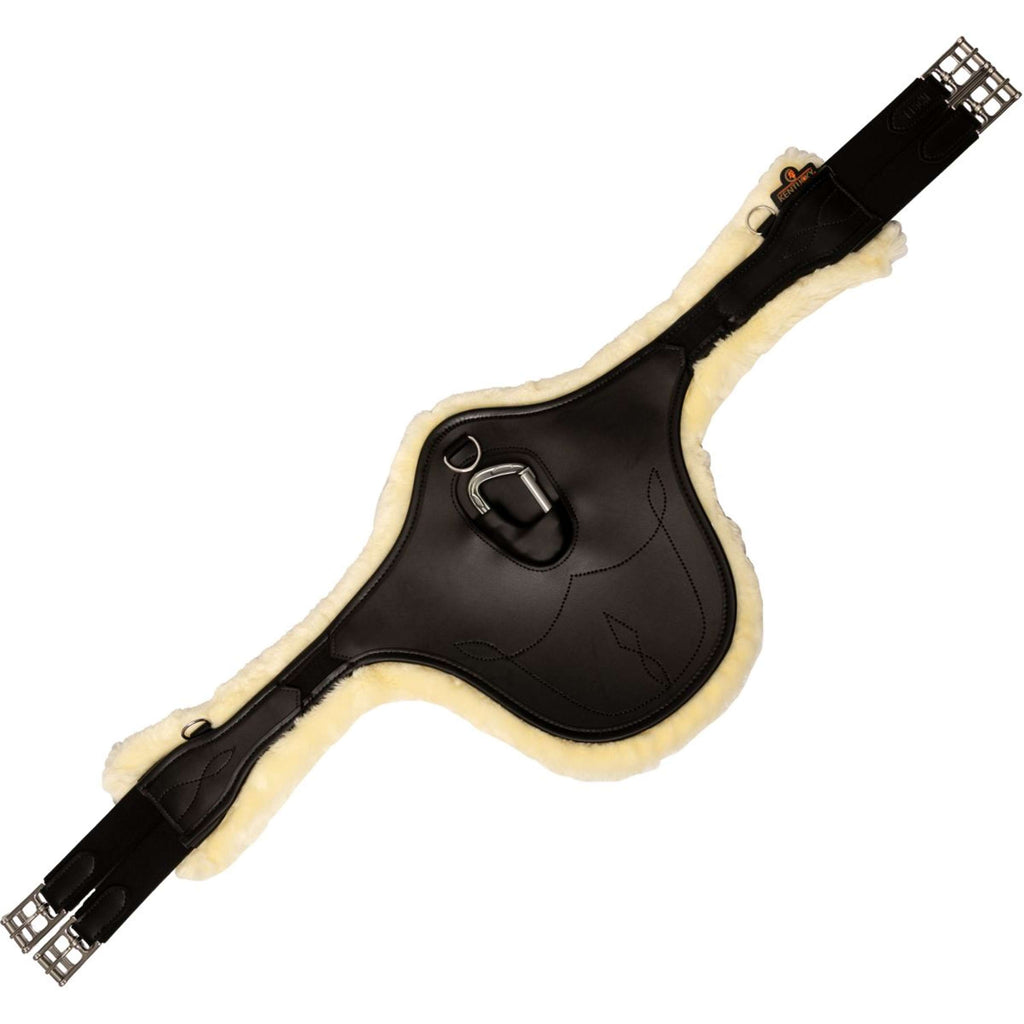 Kentucky Popręg Do Skoków Anatomic Sheepskin Czarny