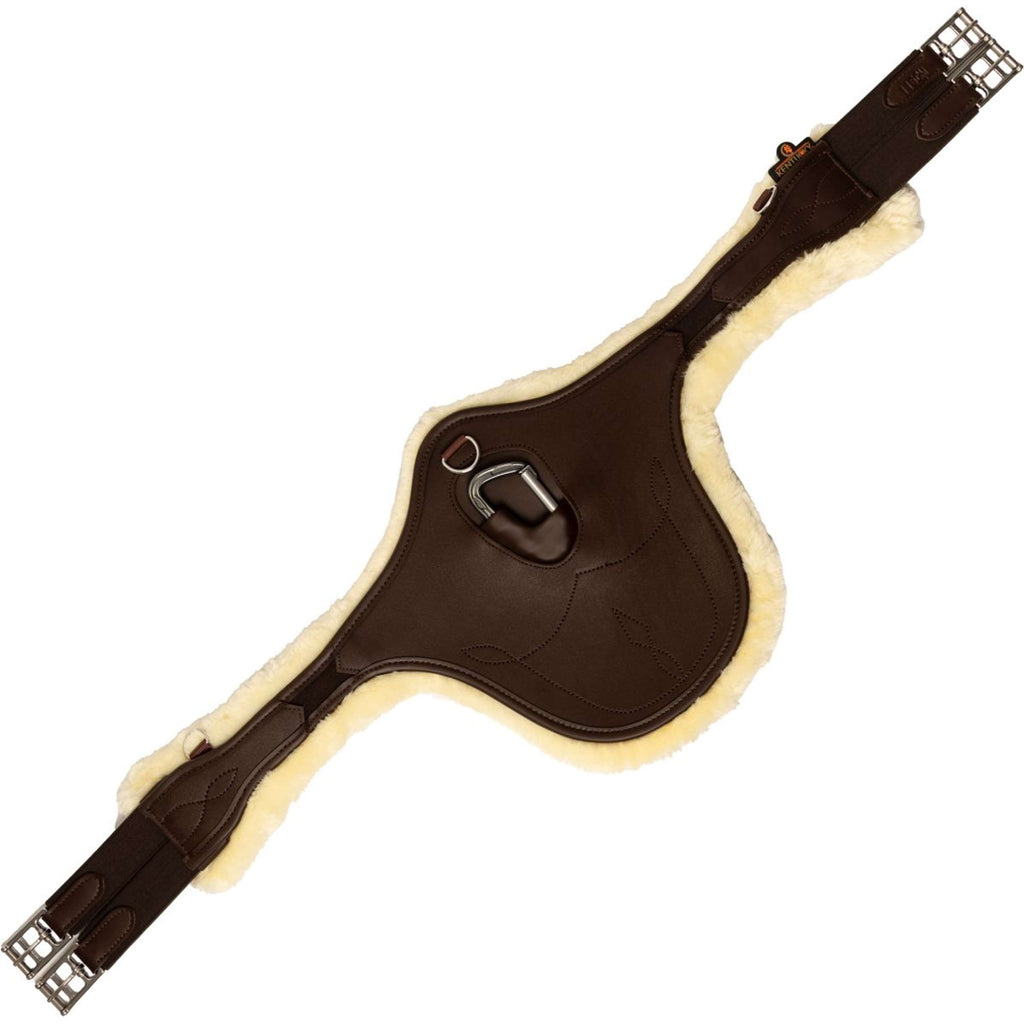Kentucky Popręg Do Skoków Anatomic Sheepskin Brązowy